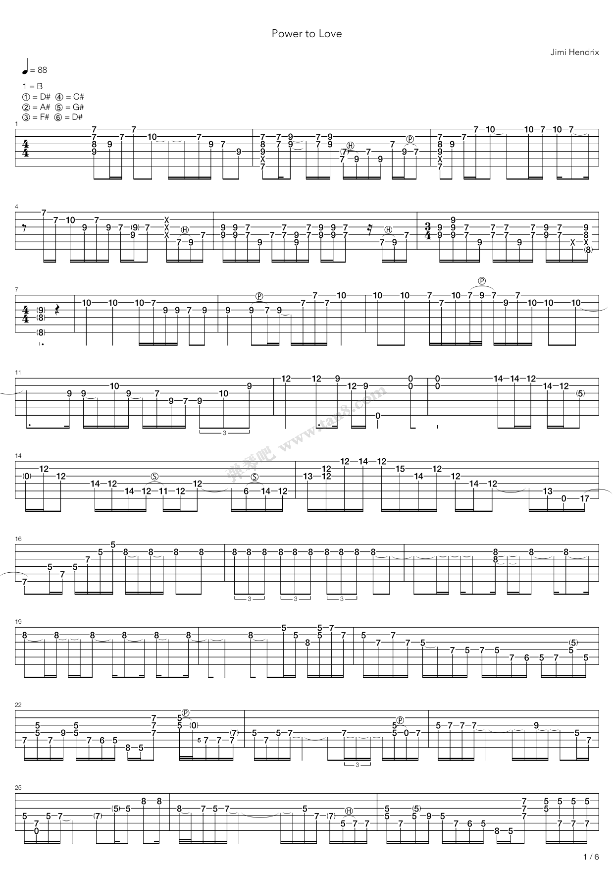 >> >> jimi hendrix >>power of love