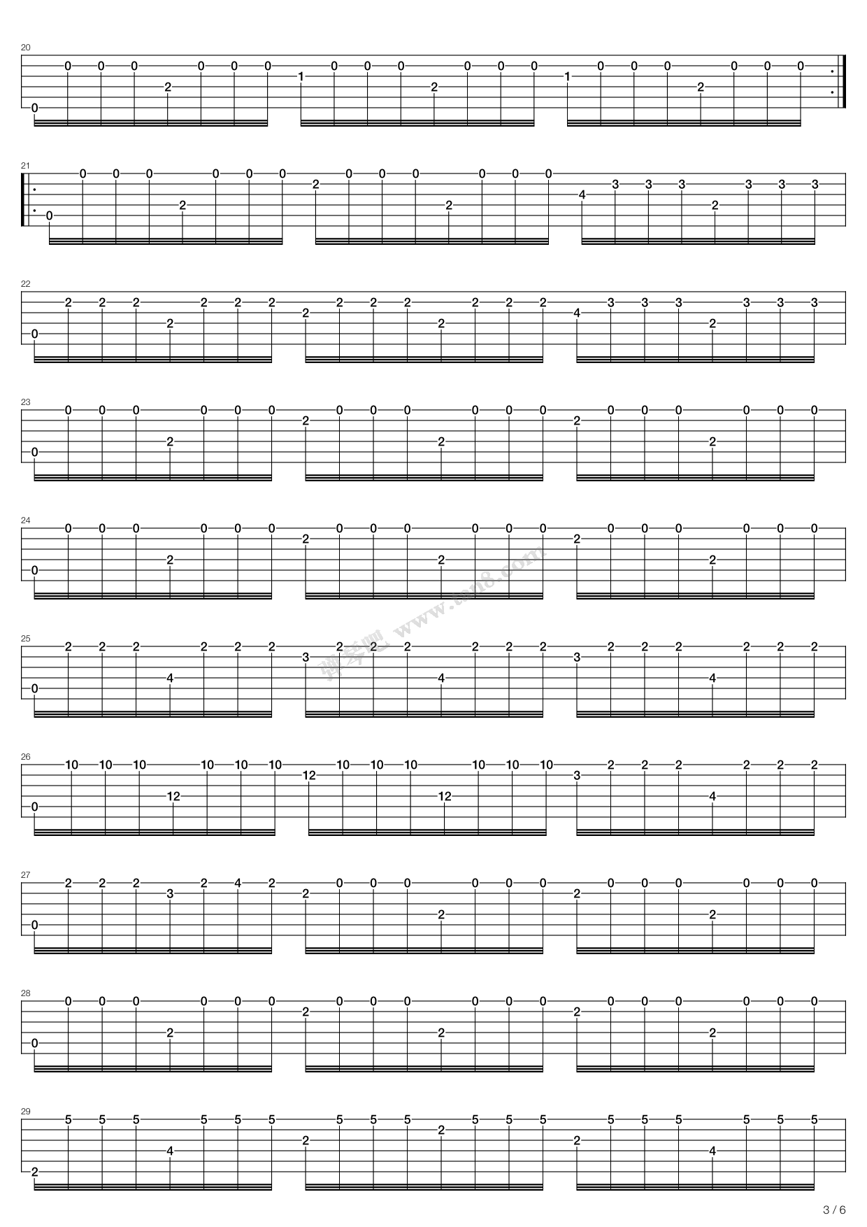 >> 古典 >> 泰雷加 >>阿尔汉布拉宫的回忆(recuerdos de la alhambra)