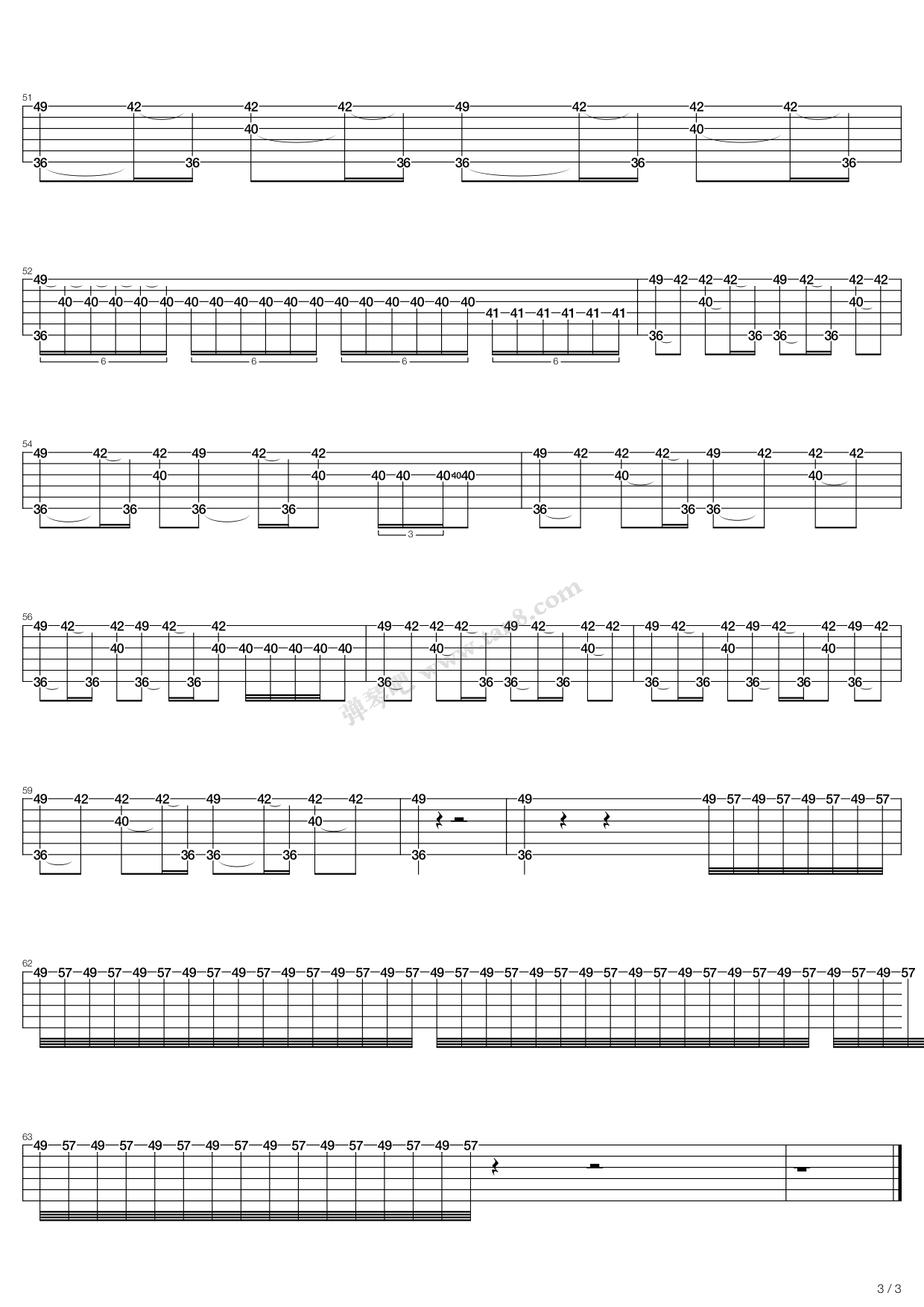 《ziggy stardust》,david bowie(六线谱 吉他谱吉他谱 第13页