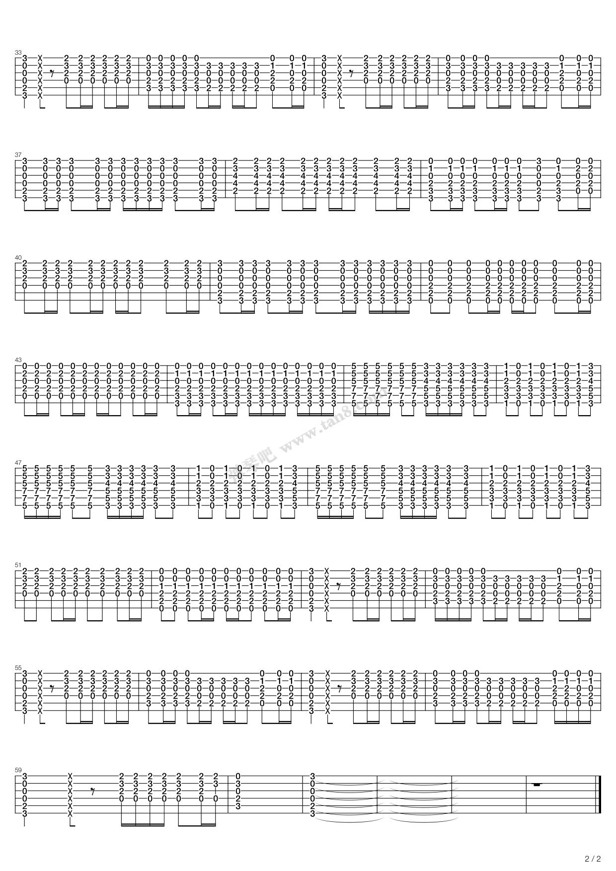 《ziggy stardust》,david bowie(六线谱 吉他谱吉他谱 第9页