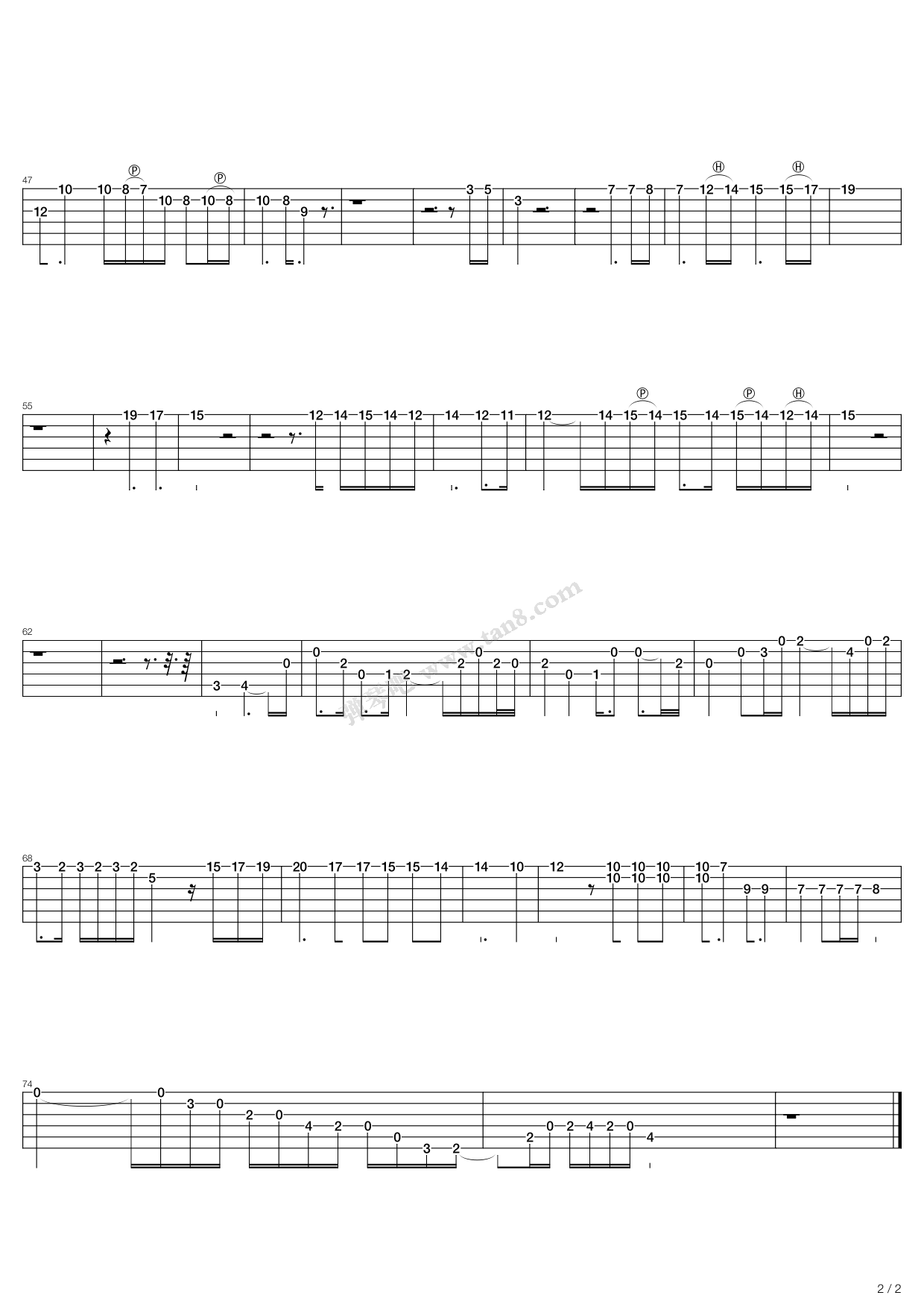 《Friends Will Be Friends》,Queen（六线谱 调六线吉他谱虫虫吉他谱免费下载