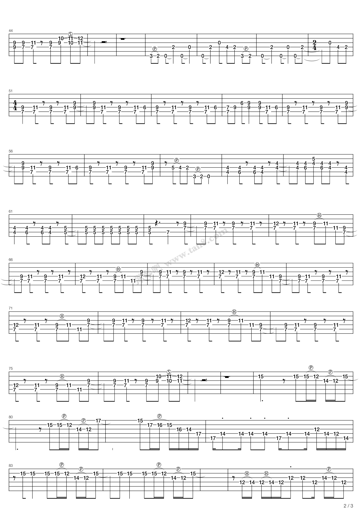 nothing to lose 吉他谱-虫虫吉他谱免费下载