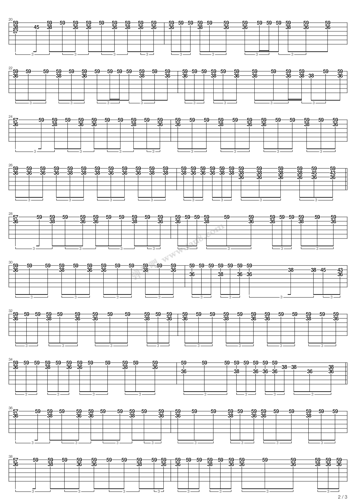 Goin' Away Baby by Eric Clapton - Guitar Tab - Guitar Instructor