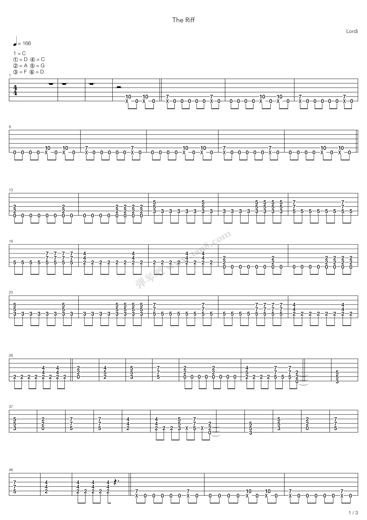 >> >> lordi >>the riff