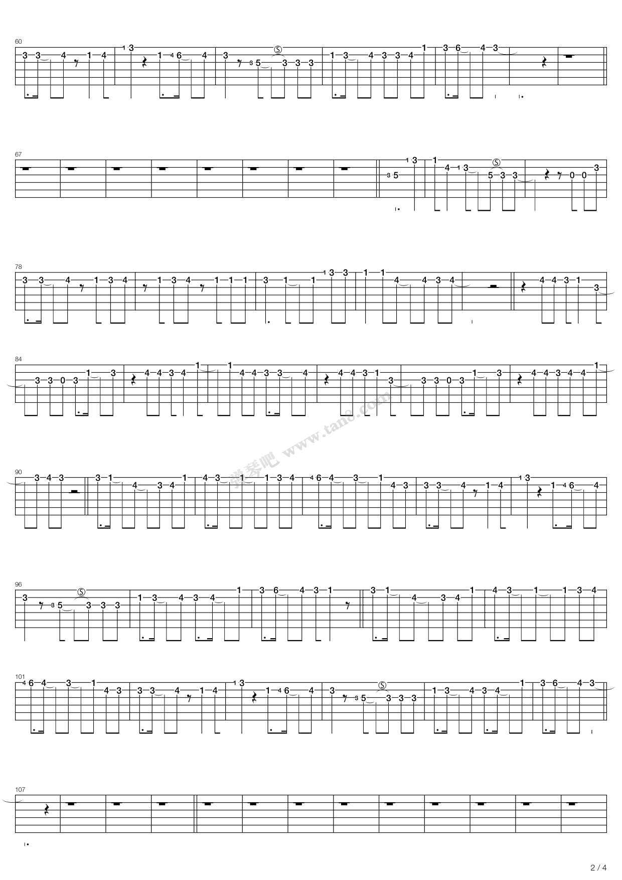 桜(樱花) 吉他谱-虫虫吉他谱免费下载