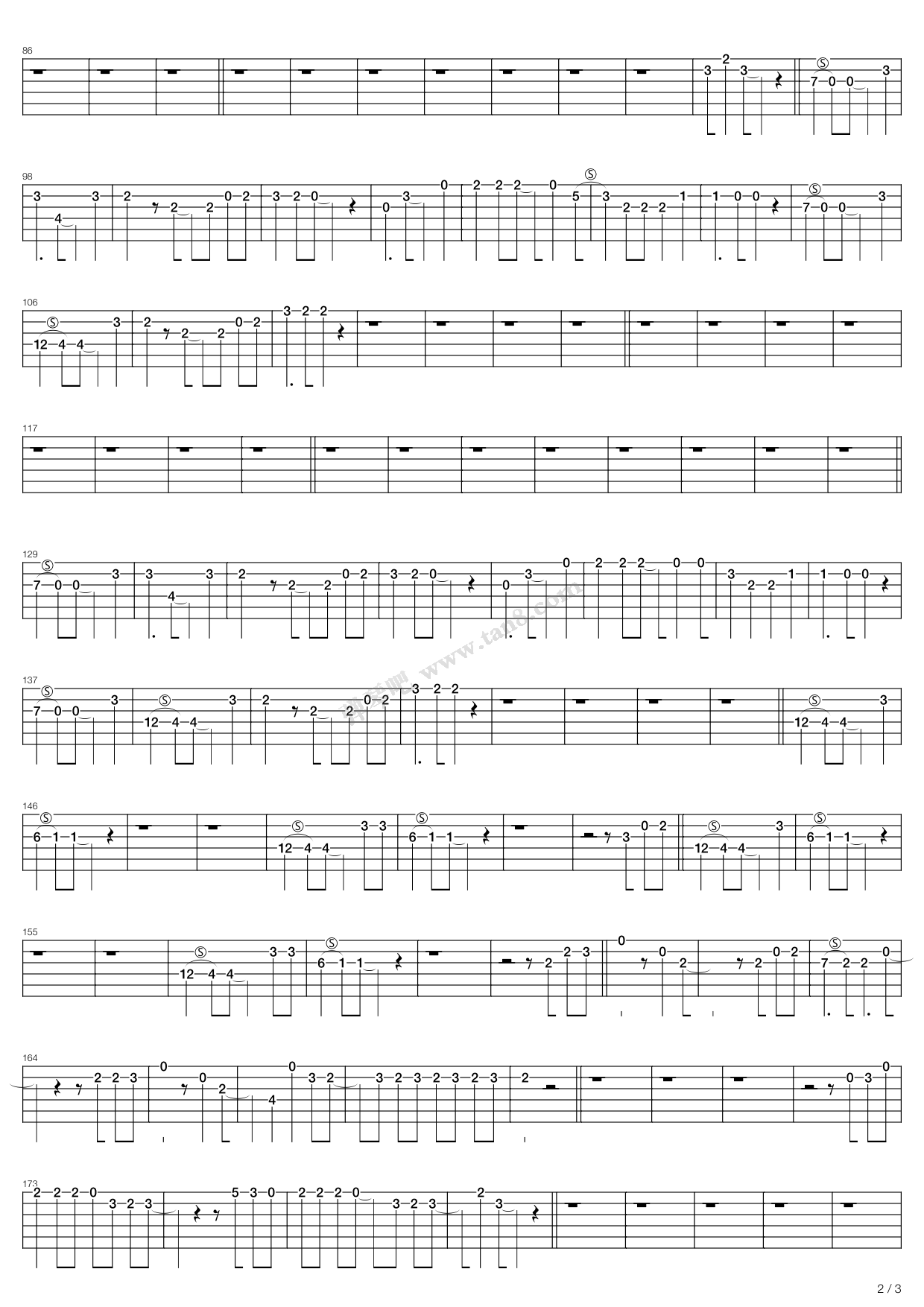 《romance》,janne da arc(六线谱 吉他谱吉他谱 第6页