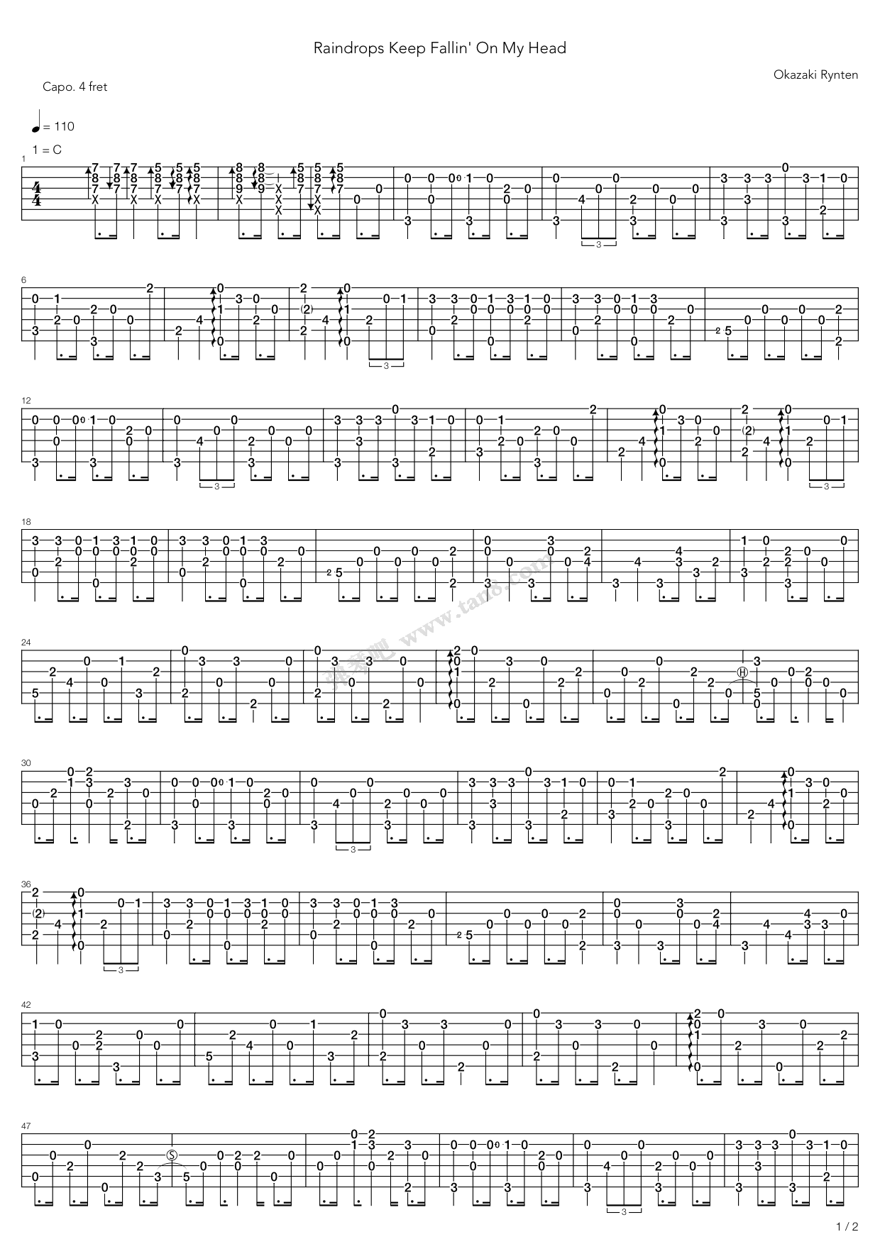 吉他谱-虫虫吉他谱免费下载