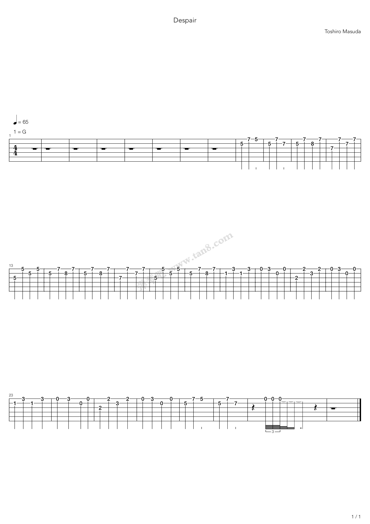 >> >> 高梨康治 >>火影忍者 - despair