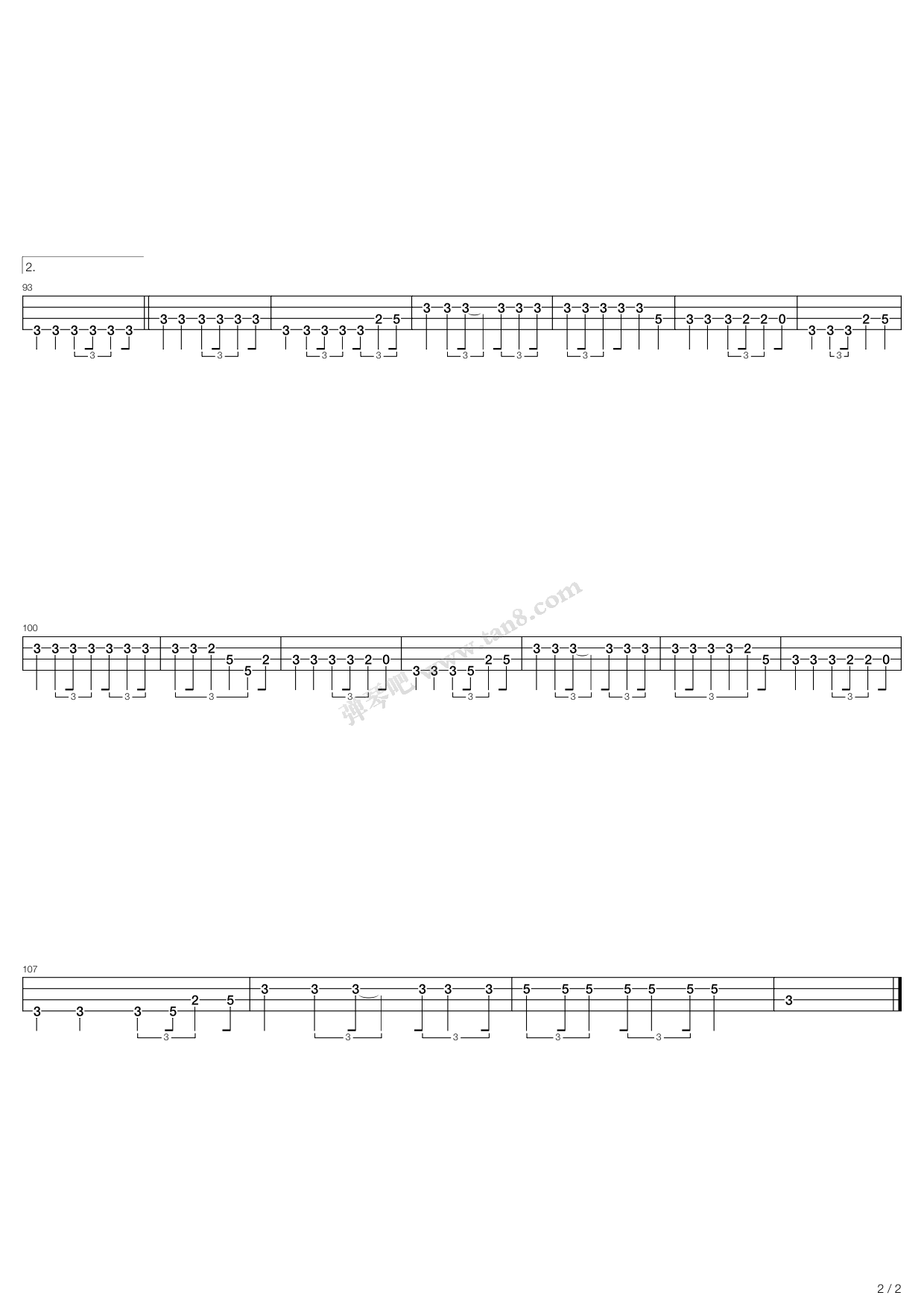 good bye bye sunday 吉他谱-虫虫吉他谱免费下载