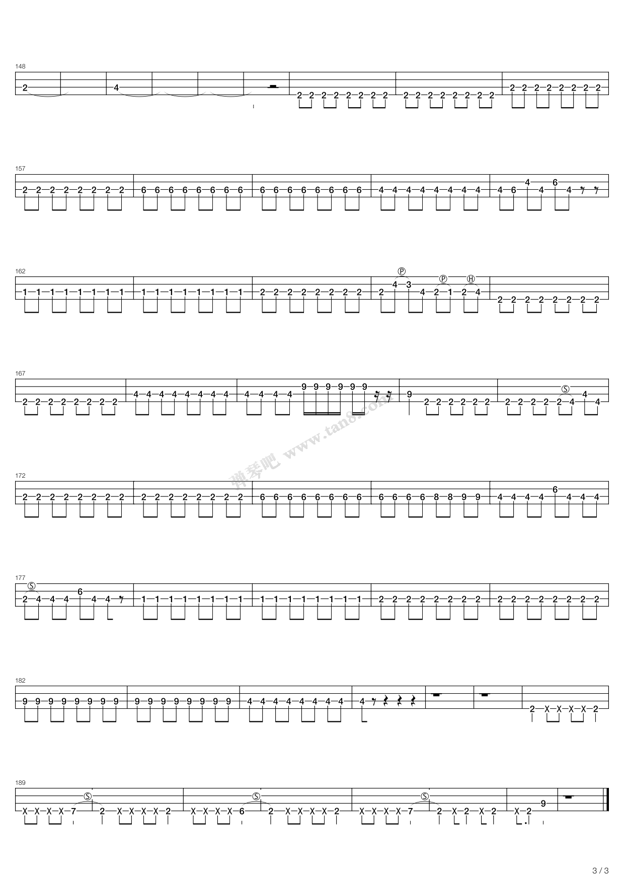 黑岩射手 - braveheart 吉他谱-虫虫吉他谱免费下载