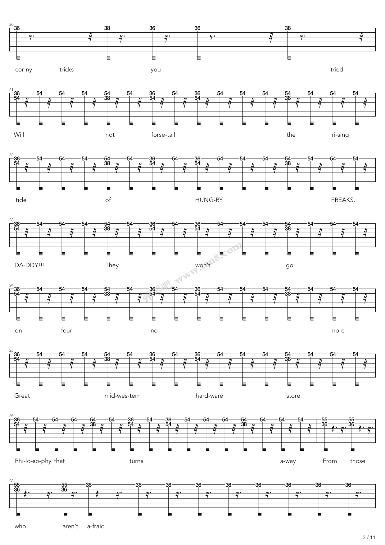 >> 儿歌 >> frank zappa >>hungry freaks daddy