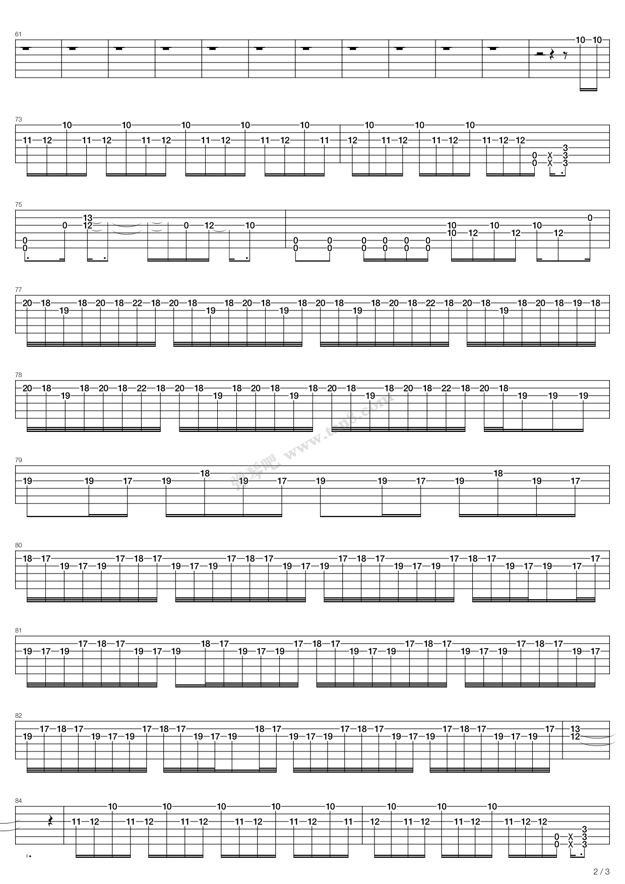 《inside us all》,creed(六线谱 吉他谱吉他谱 第9页