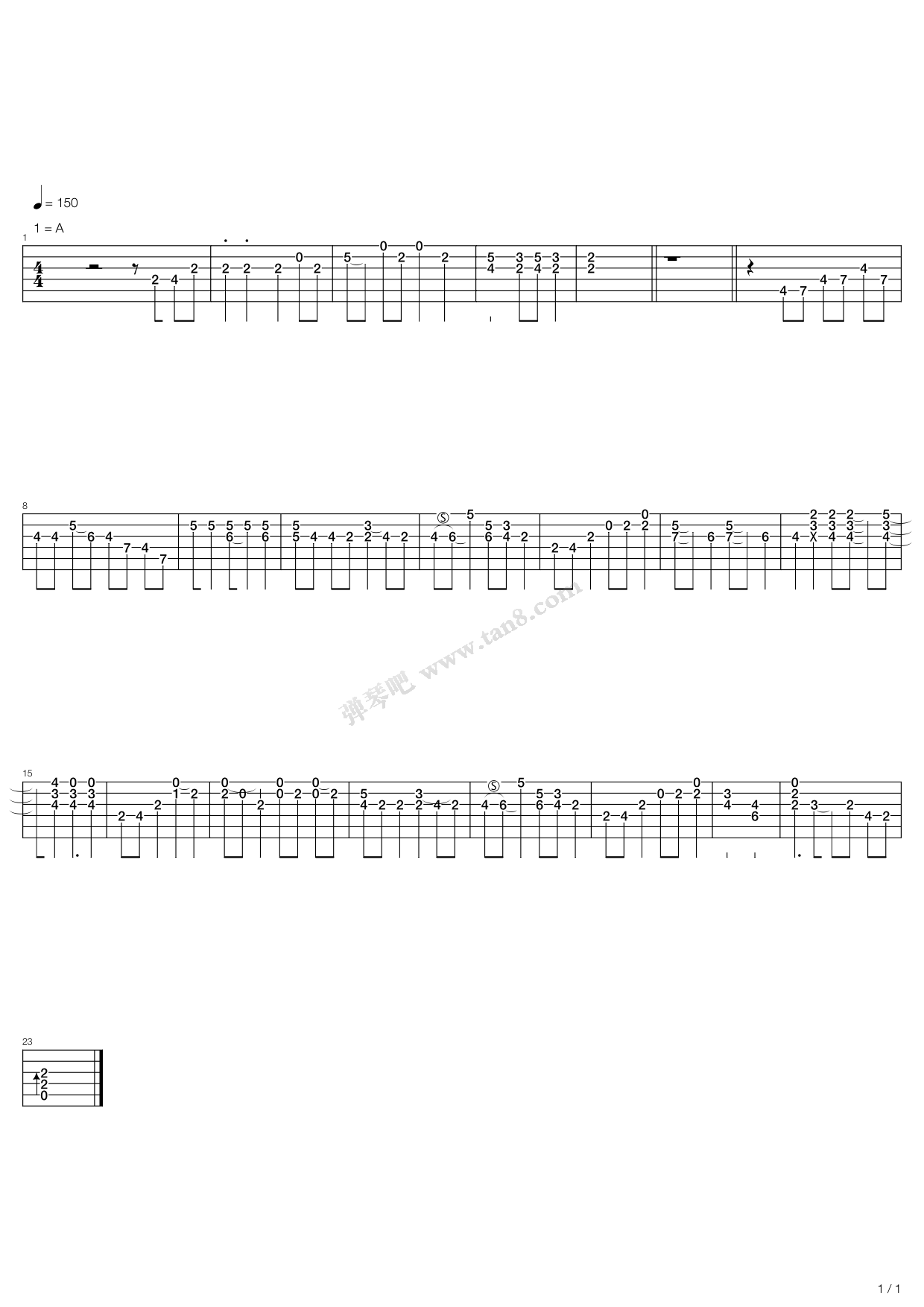 Cotton Fields 吉他谱虫虫吉他谱免费下载