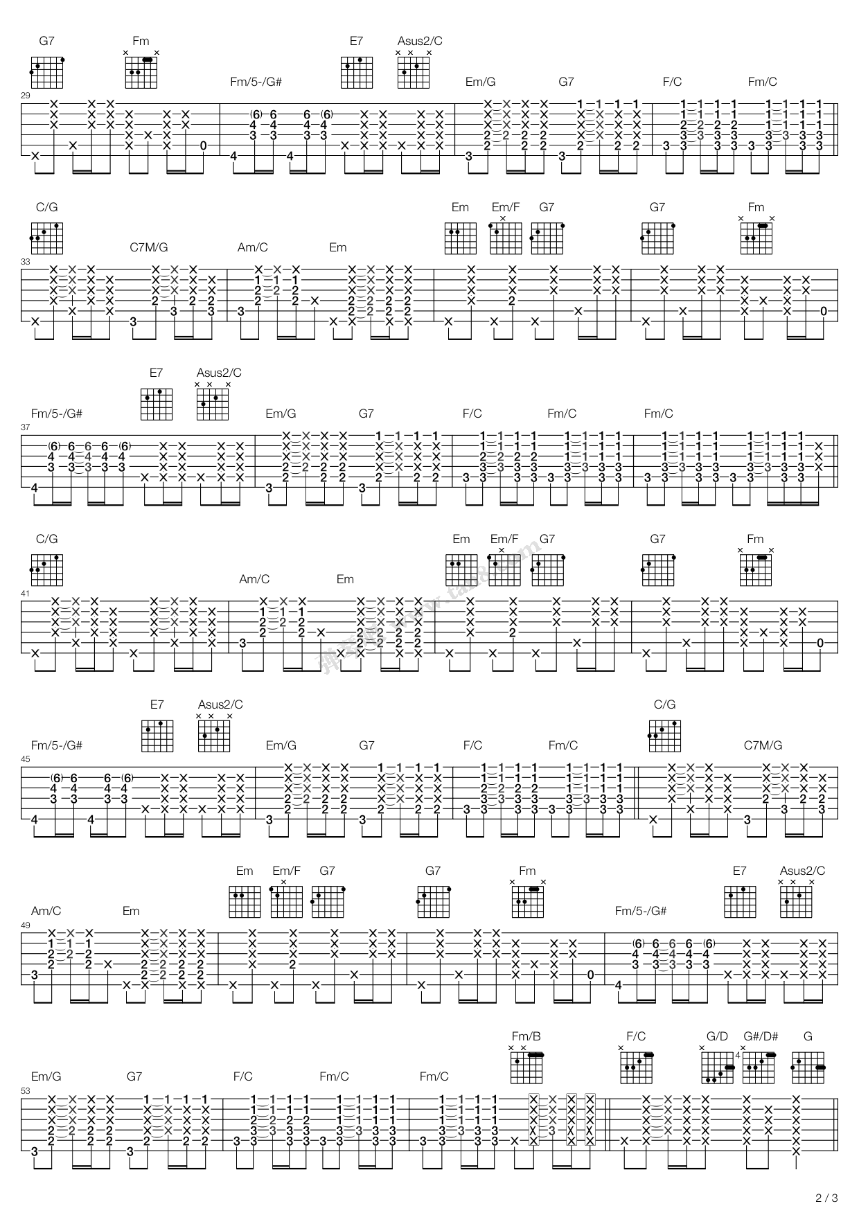 somebody that i used to know 吉他谱-虫虫吉他谱免费下载