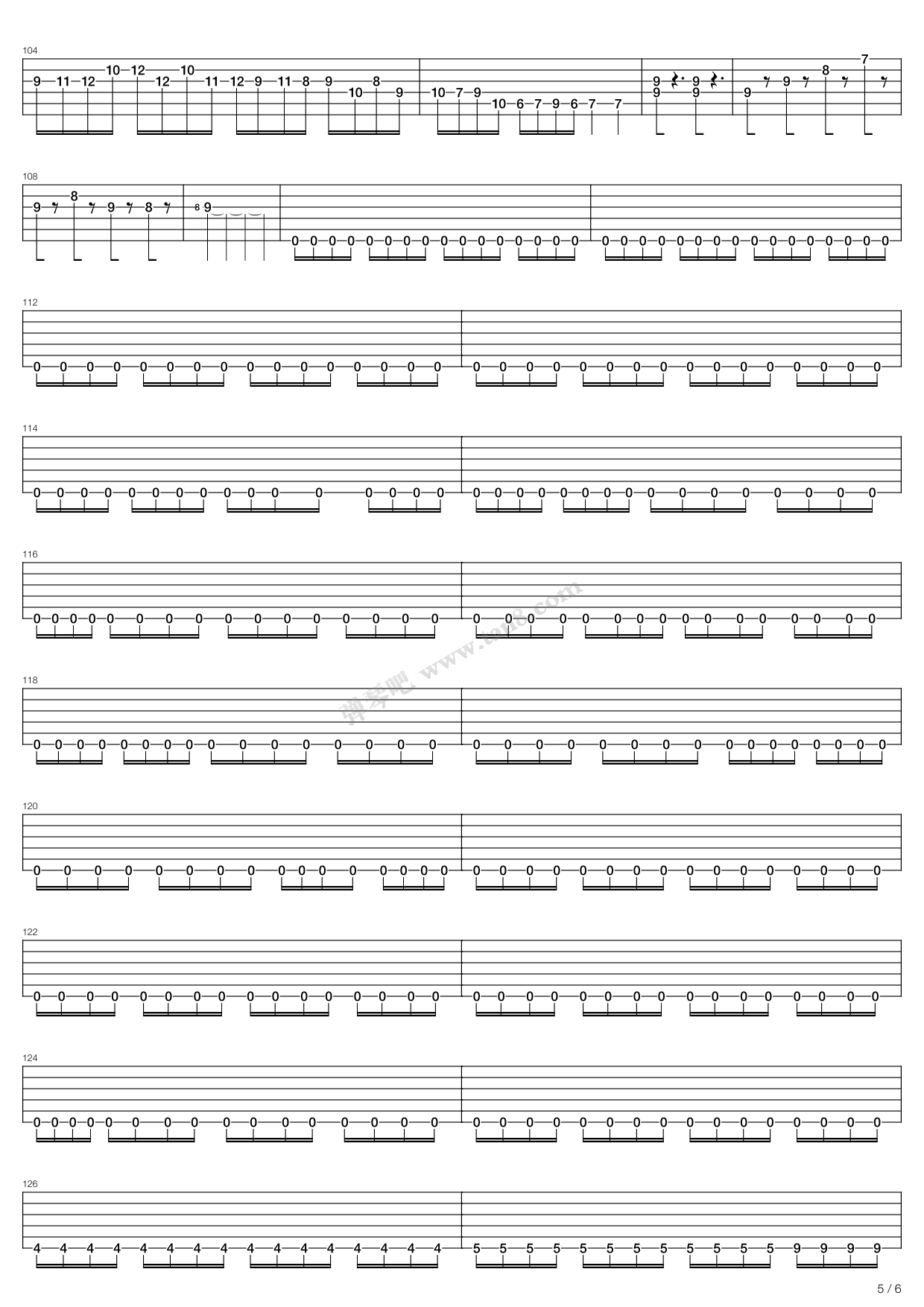 iron clad 吉他谱-虫虫吉他谱免费下载