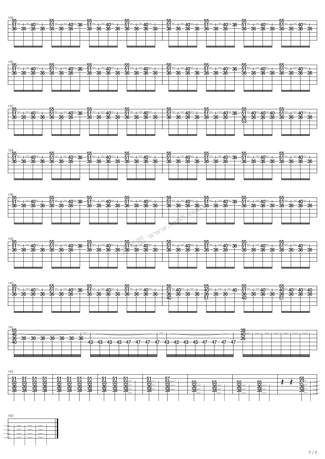 iron clad 吉他谱-虫虫吉他谱免费下载