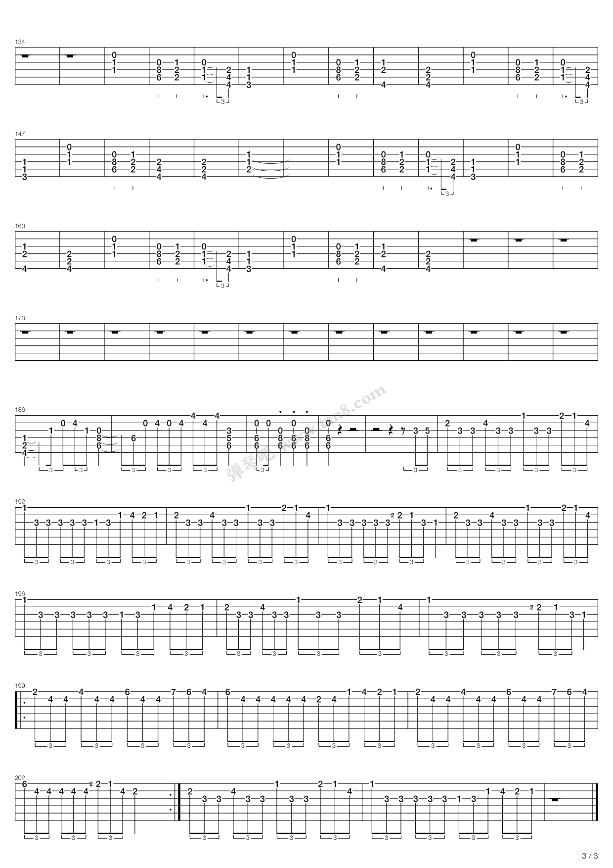 《braveheart》,yngwie malmsteen(六线谱 吉他谱吉他谱 第20页