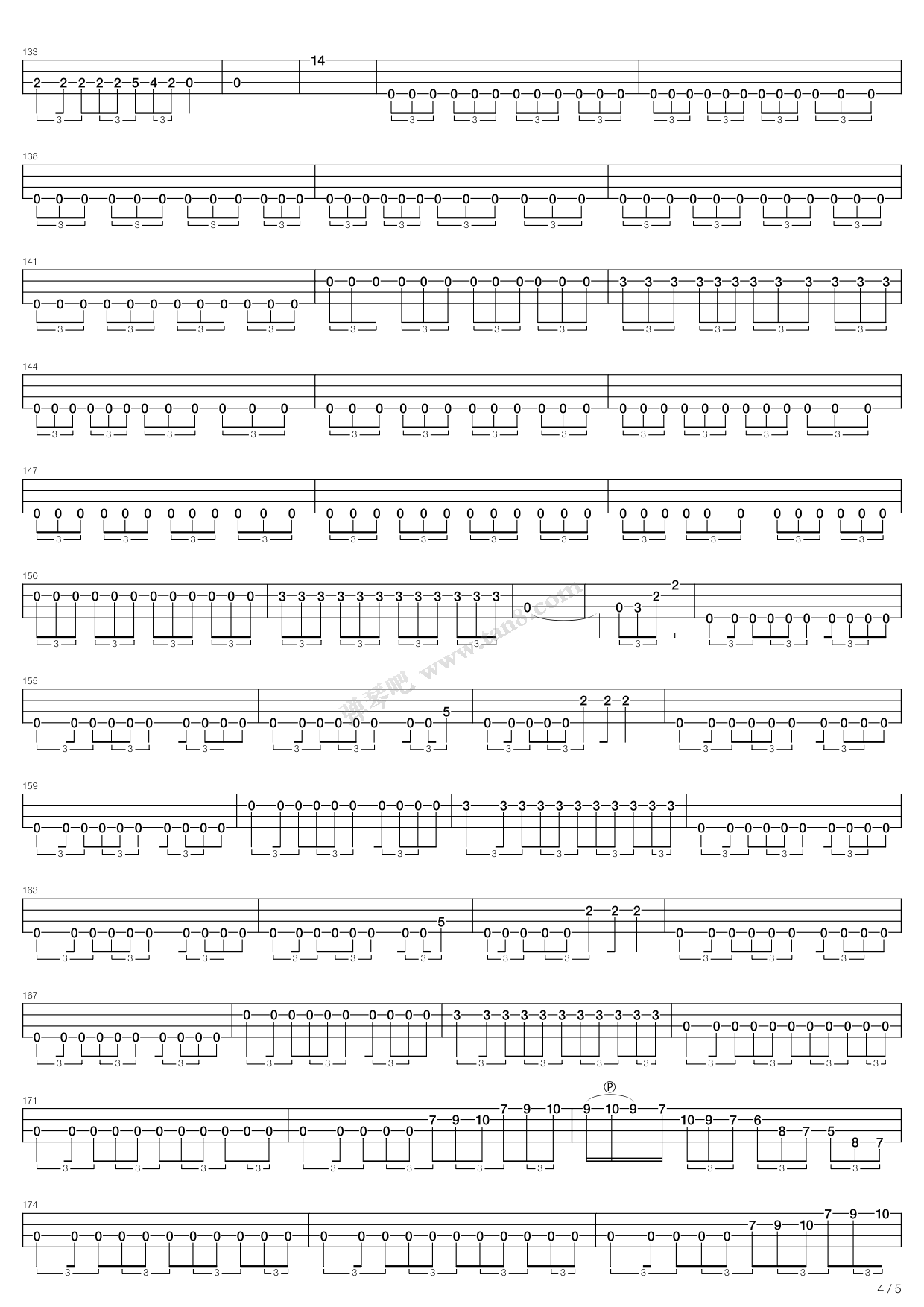 《braveheart》,yngwie malmsteen(六线谱 吉他谱吉他谱 第26页