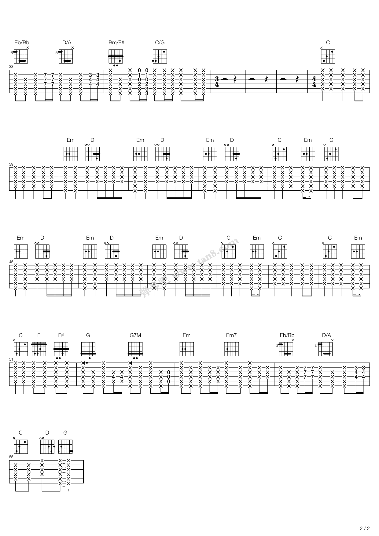 end of a century 吉他谱-虫虫吉他谱免费下载