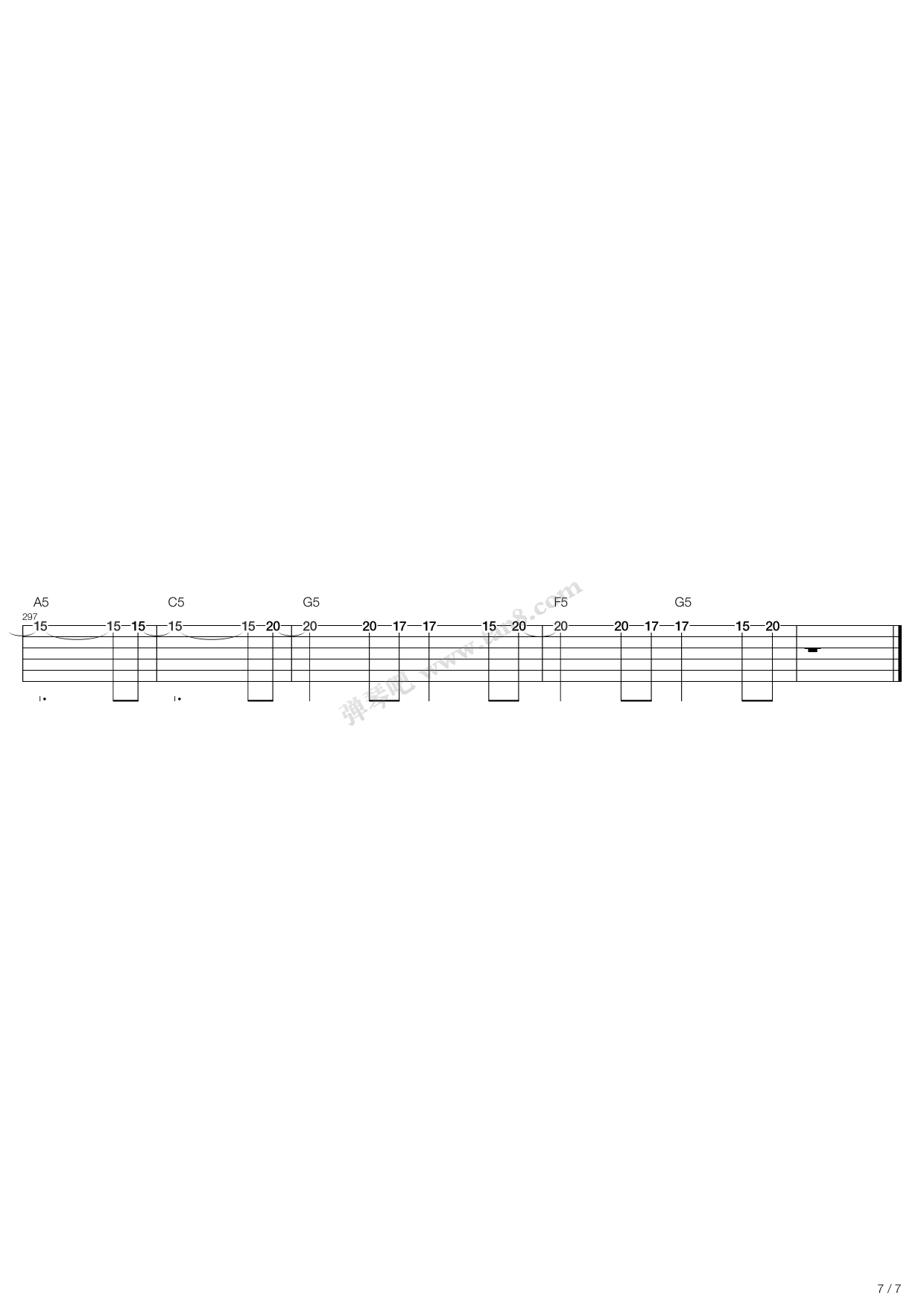 funeral for a friend love lies bleeding 吉他谱-虫虫吉他谱免费