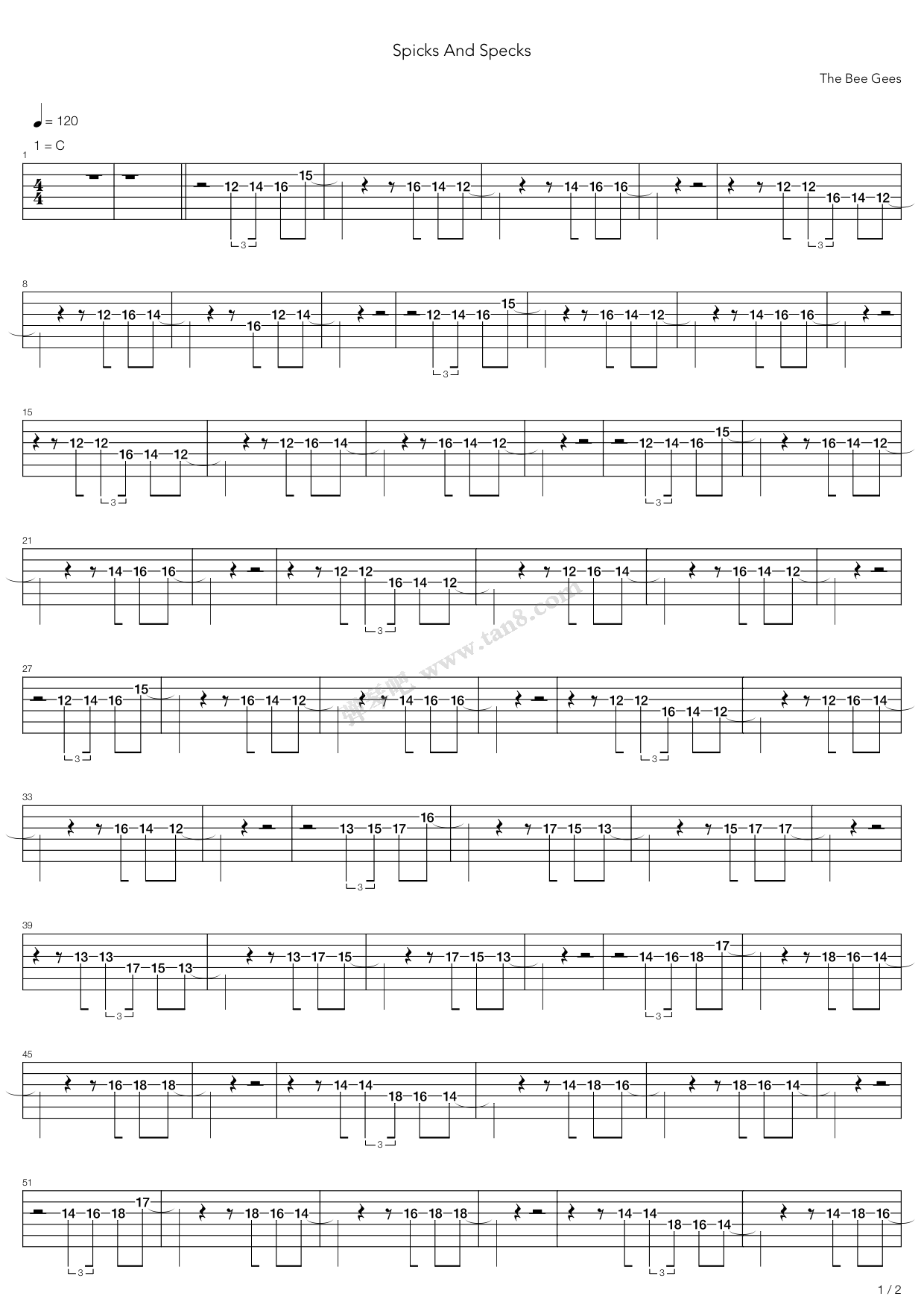 >> >> bee gees >>spicks and specks