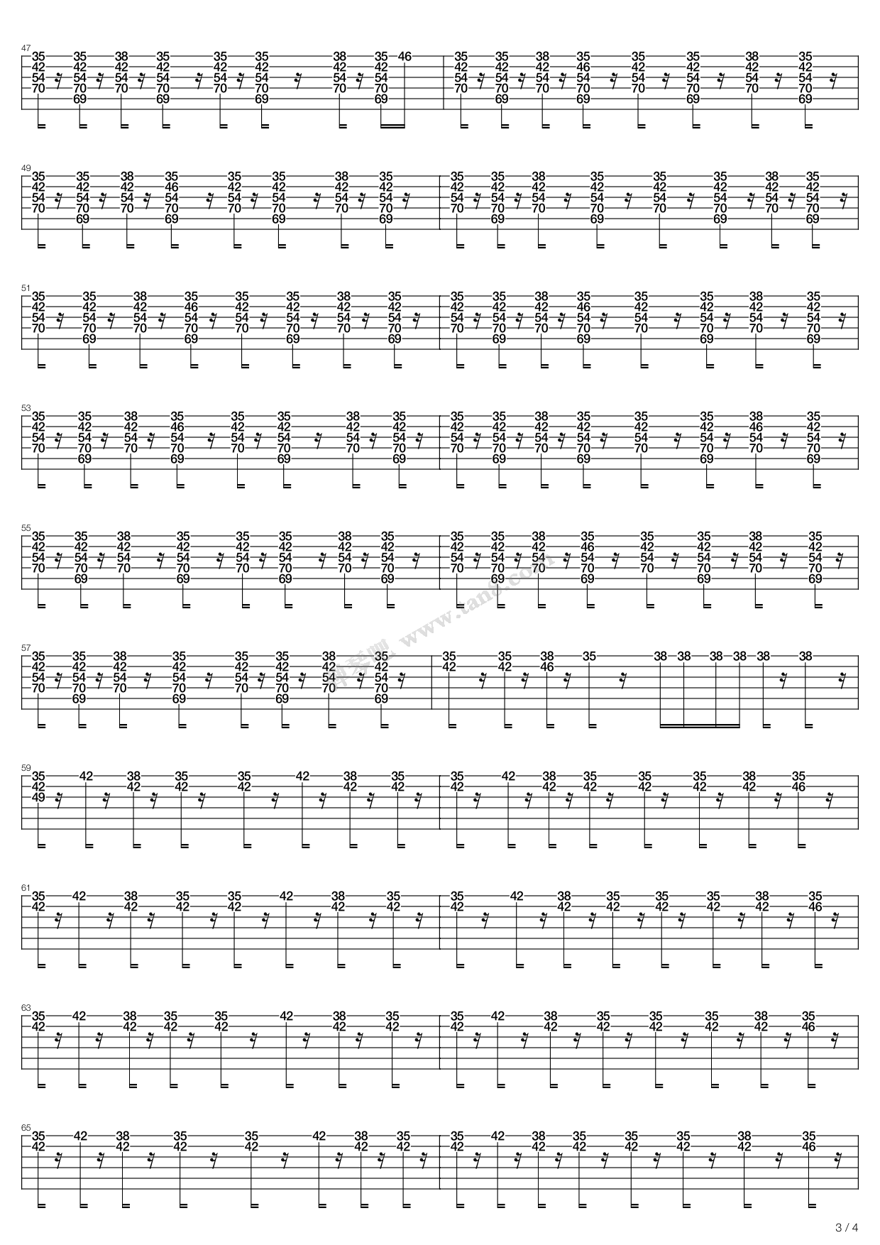 《badge》,eric clapton(六线谱 吉他谱吉他谱 第9页