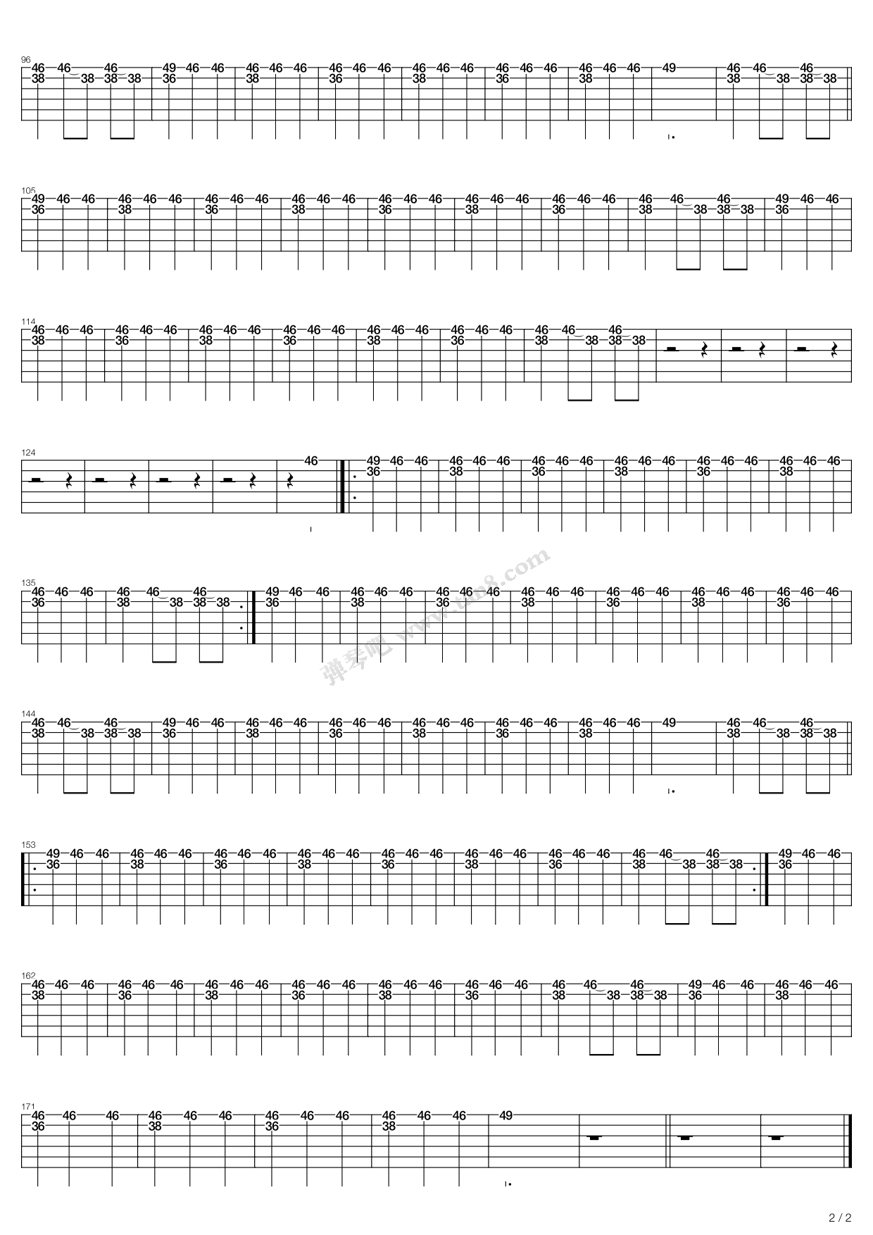 《keep holding on》,avril lavigne(六线谱 吉他谱吉他谱 第9页