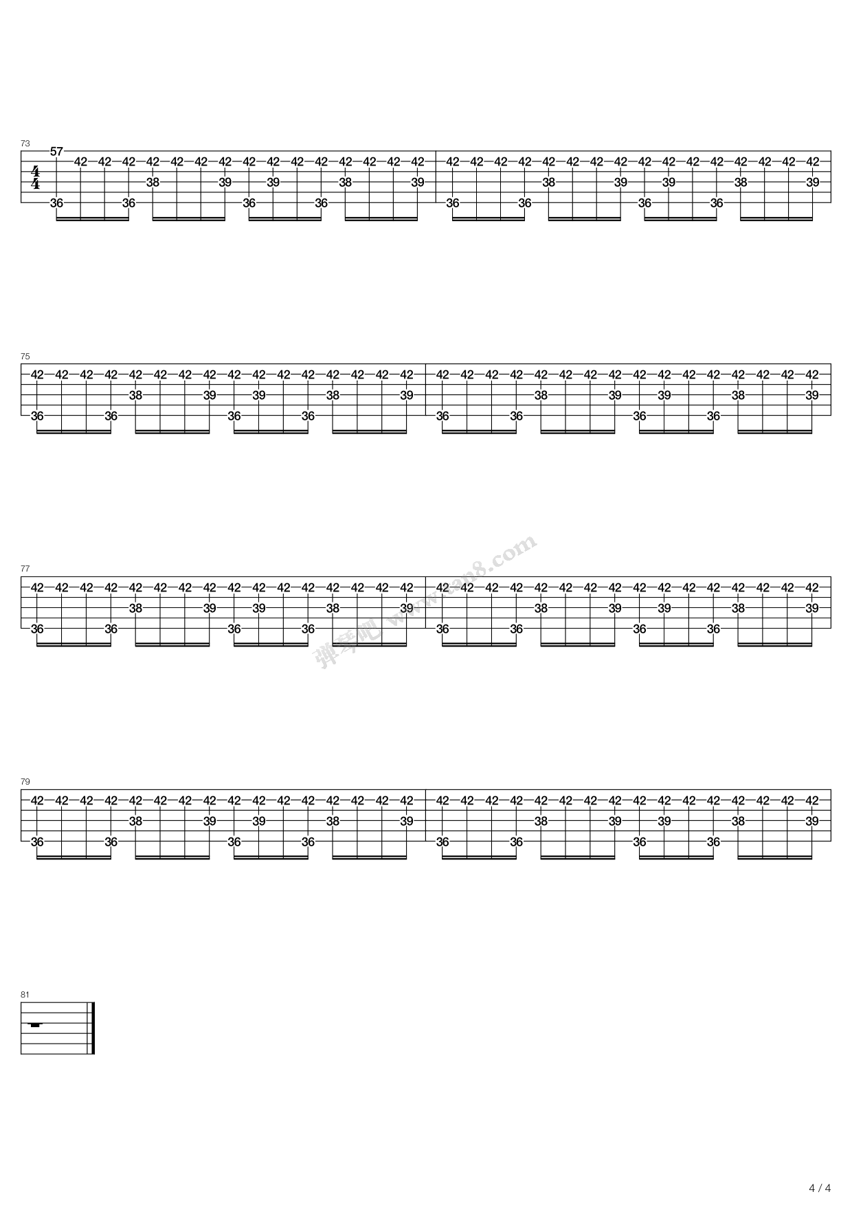 lydia 吉他谱-虫虫吉他谱免费下载