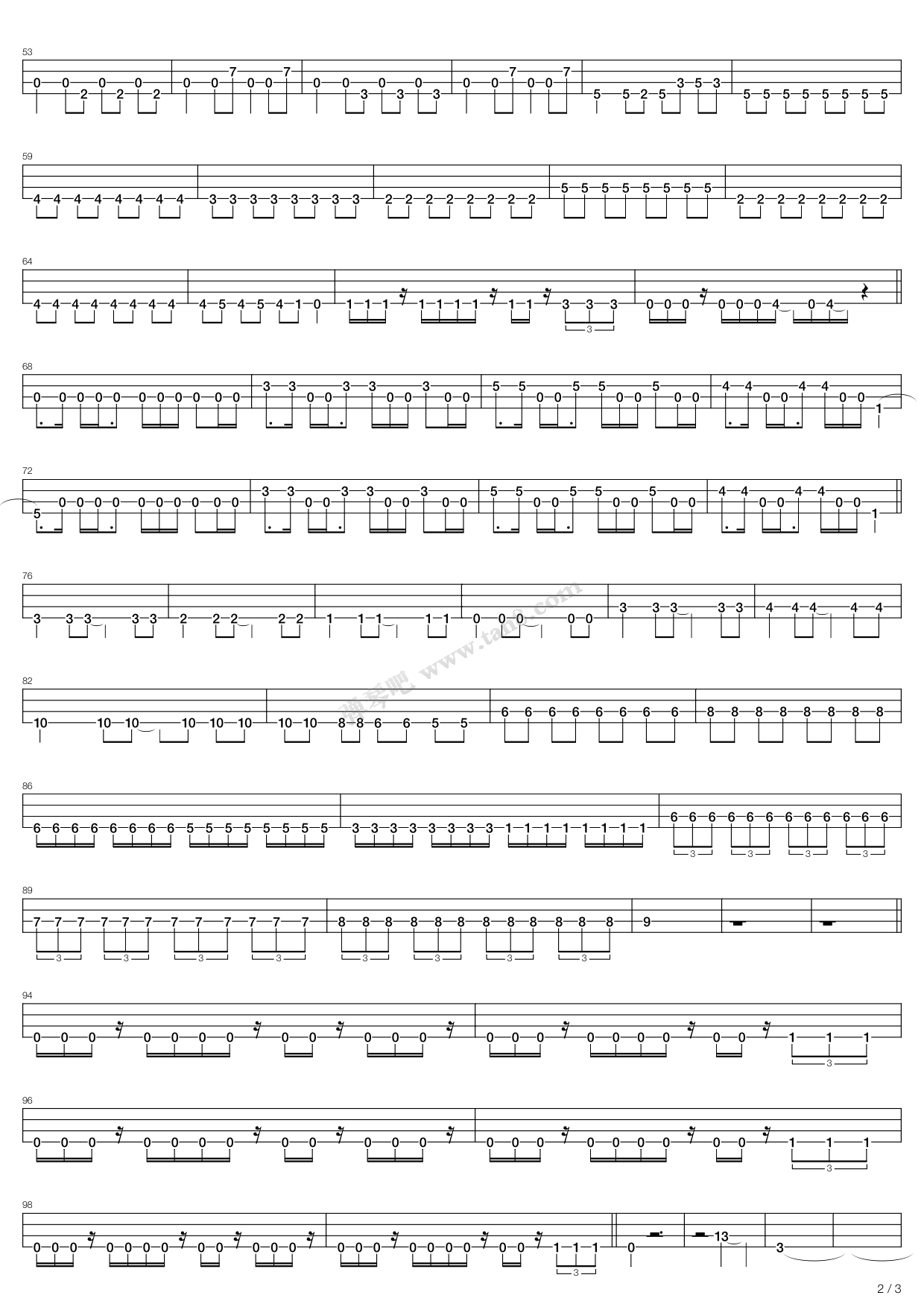 revolution begins 吉他谱-虫虫吉他谱免费下载