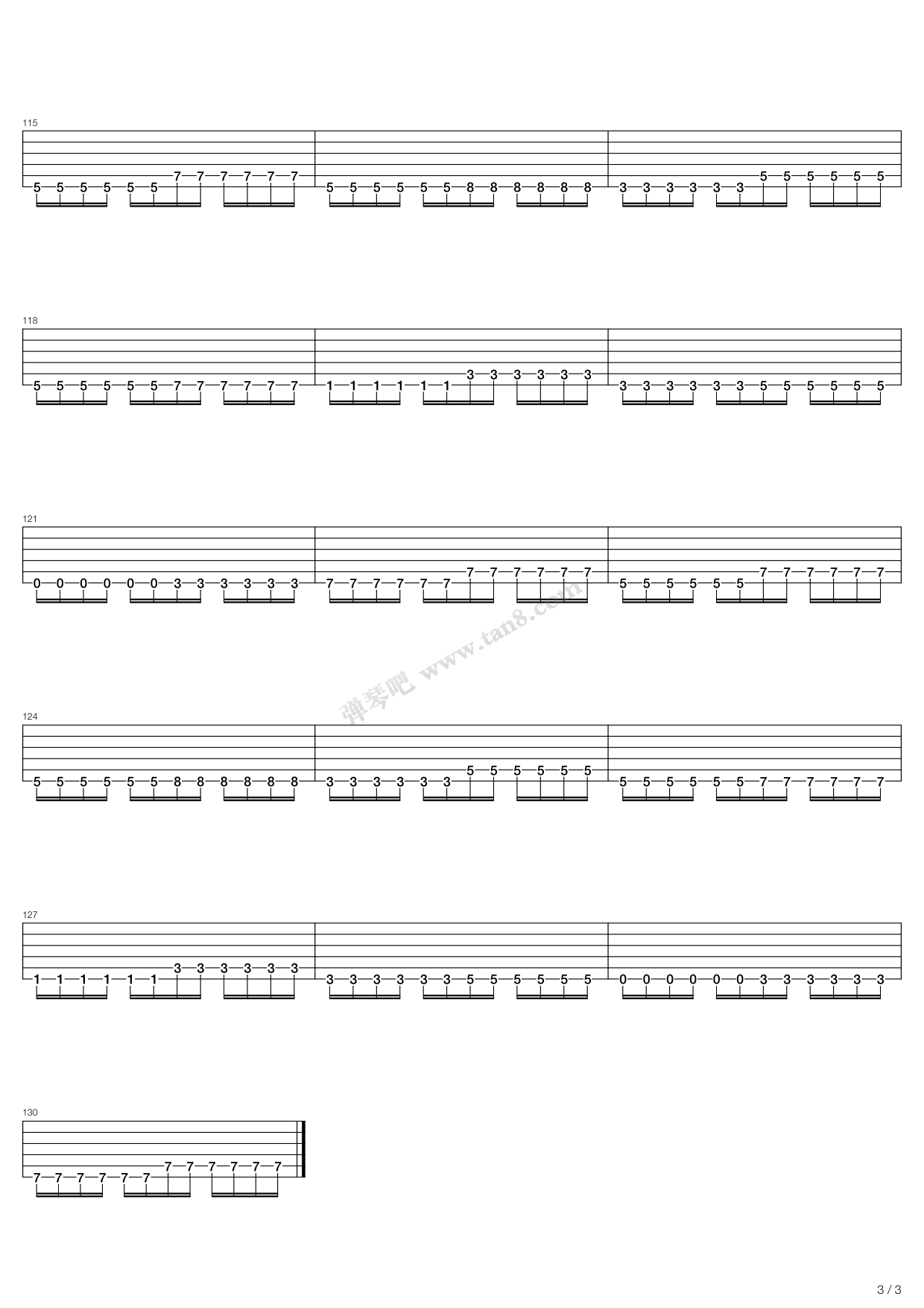 forgotten sunrise 吉他谱-虫虫吉他谱免费下载