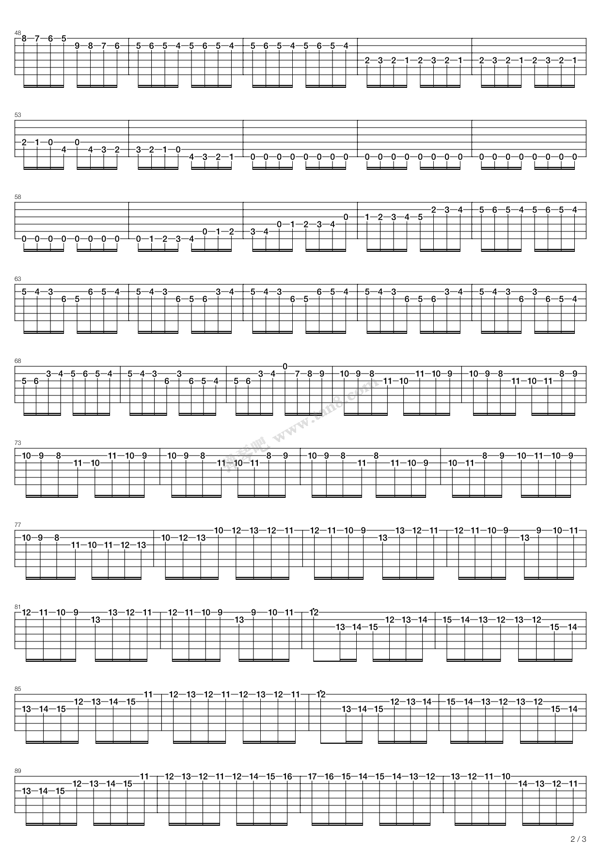 野蜂飞舞(乔伊版) 吉他谱-虫虫吉他谱免费下载