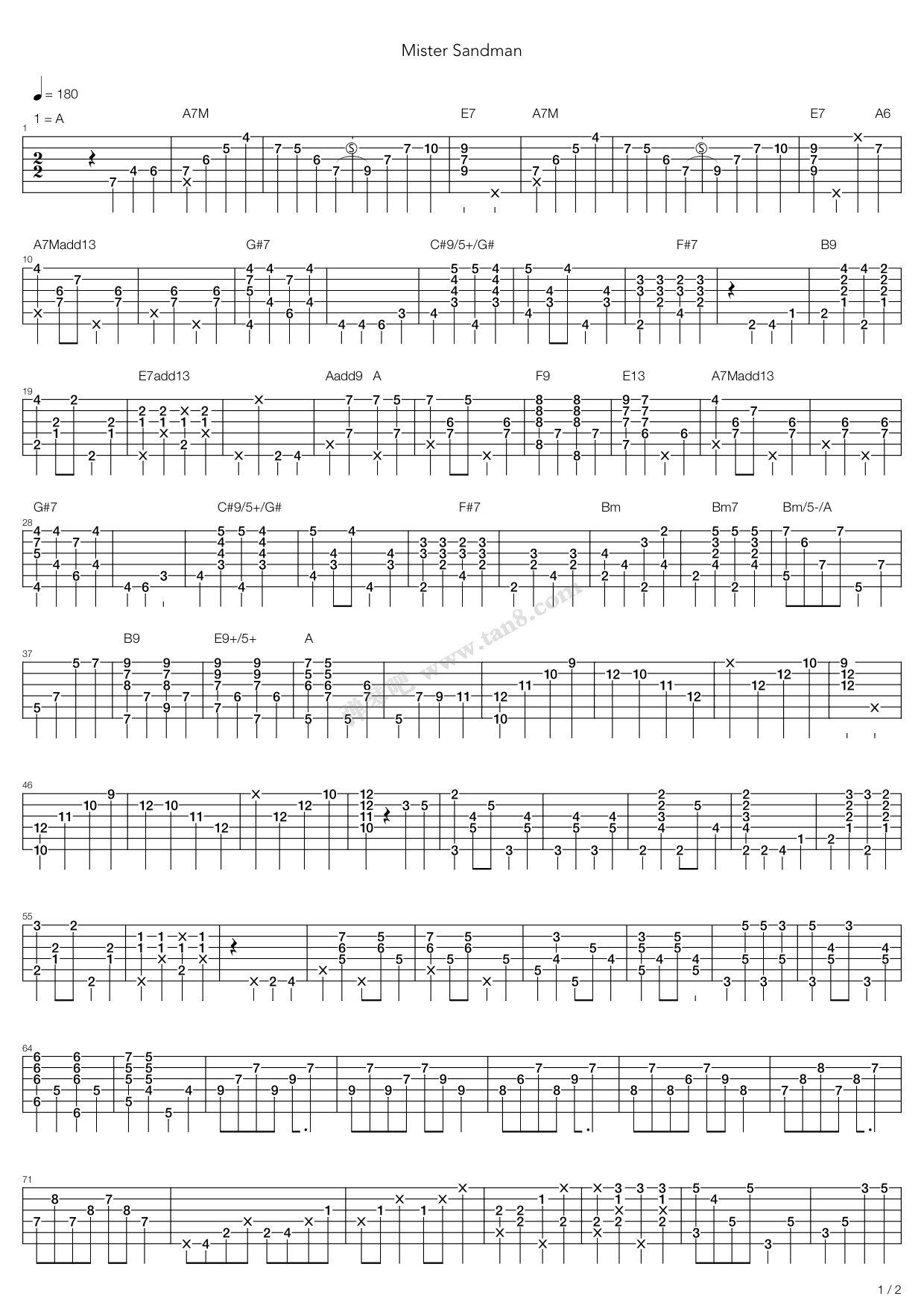 >> 流行 >> chet atkins >>mister sandman