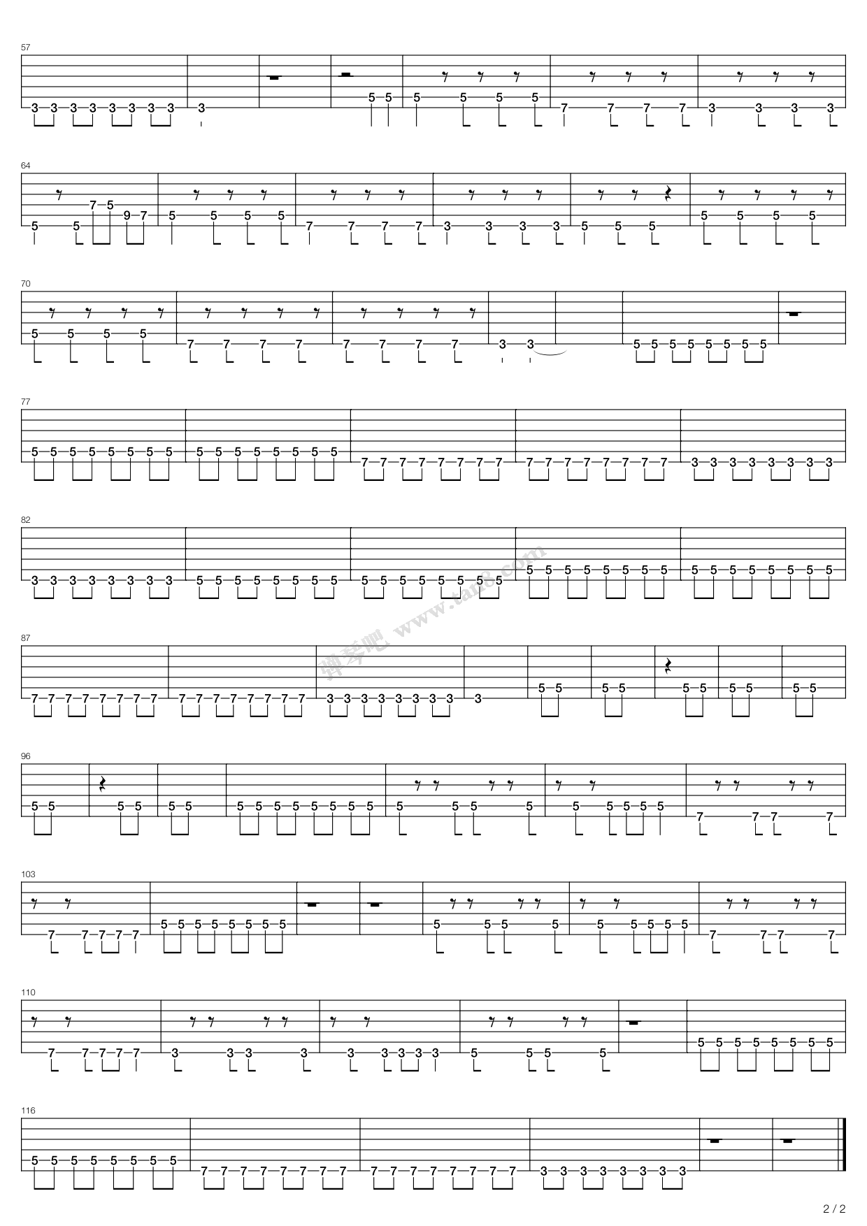 樱桃小丸子 吉他谱-虫虫吉他谱免费下载