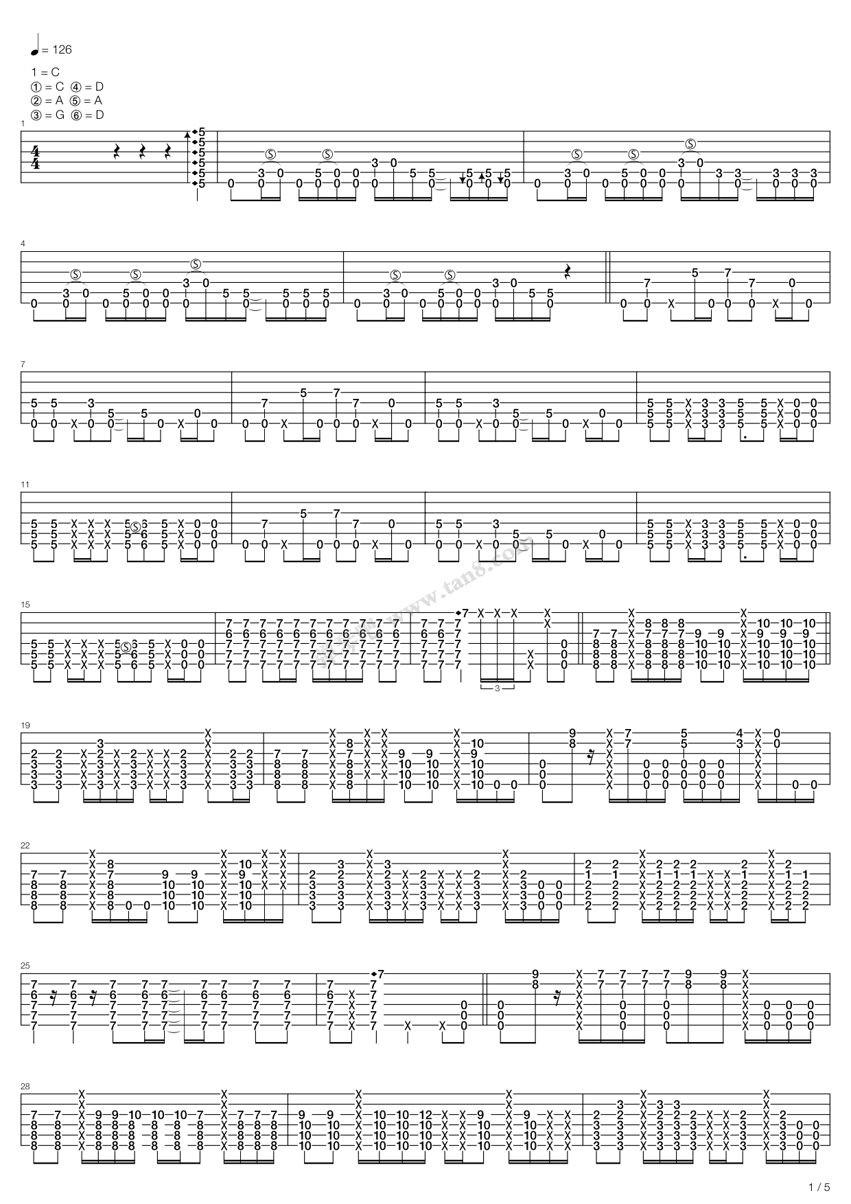 《night street(best selection)》,松井佑贵(六线谱 吉他谱吉他谱 第