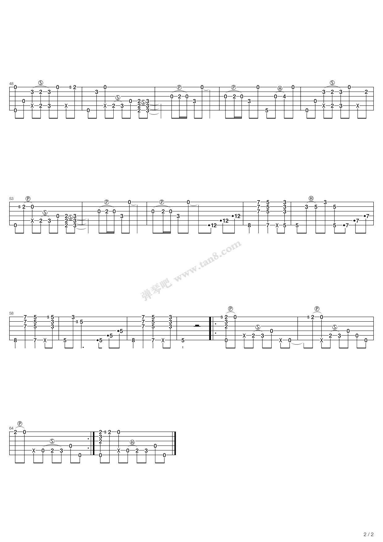 《unicorn》,franco morone(六线谱 吉他谱吉他谱 第2页