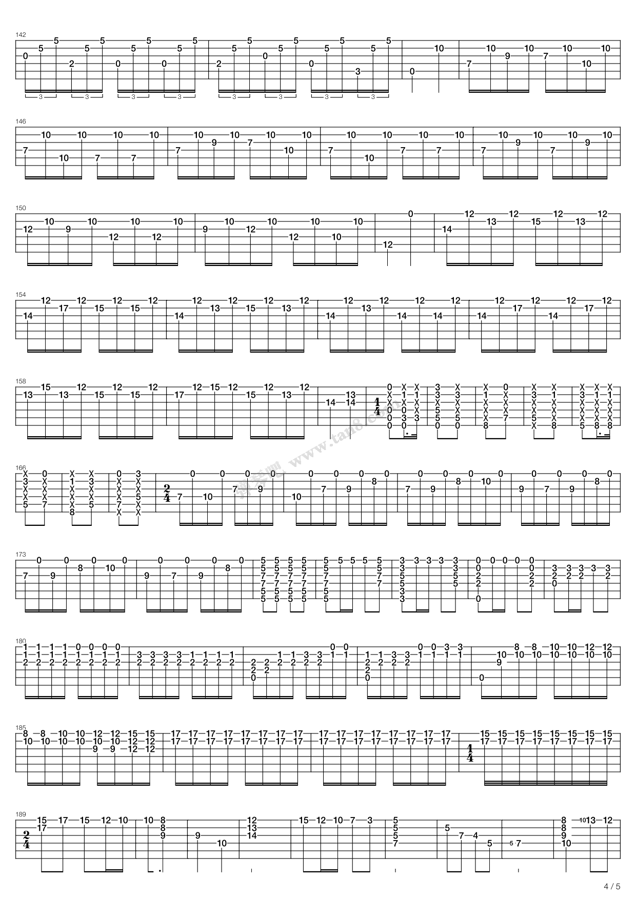 彝族舞曲 吉他谱-虫虫吉他谱免费下载