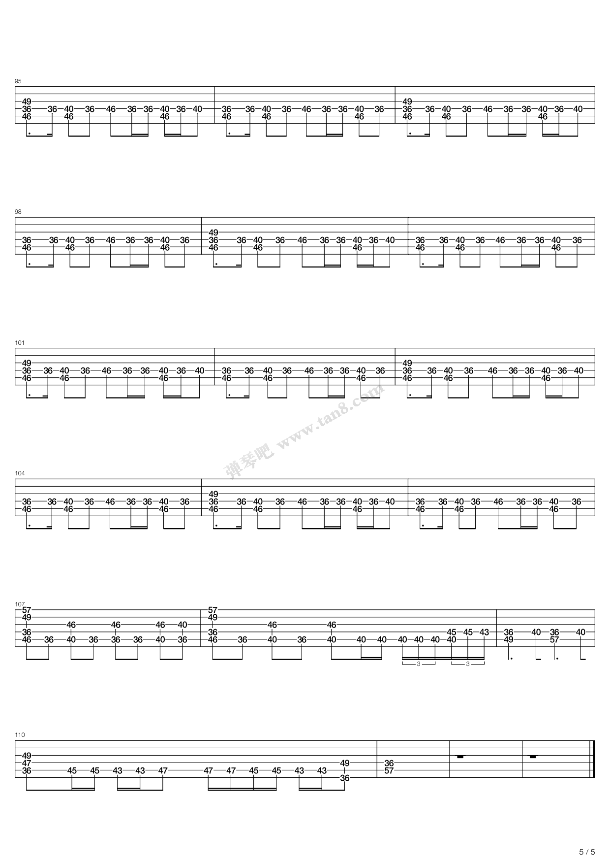 《the reaction》,marco sfogli(六线谱 吉他谱吉他谱 第15页