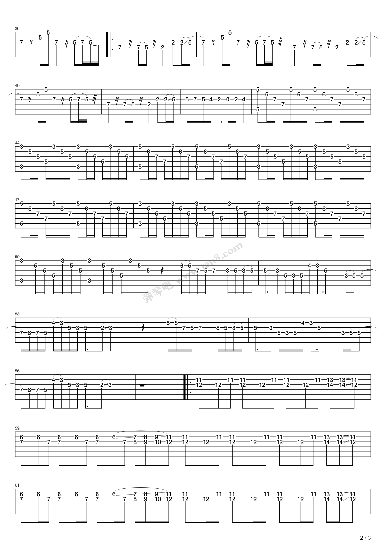 我们就象水上的浮萍 吉他谱-虫虫吉他谱免费下载