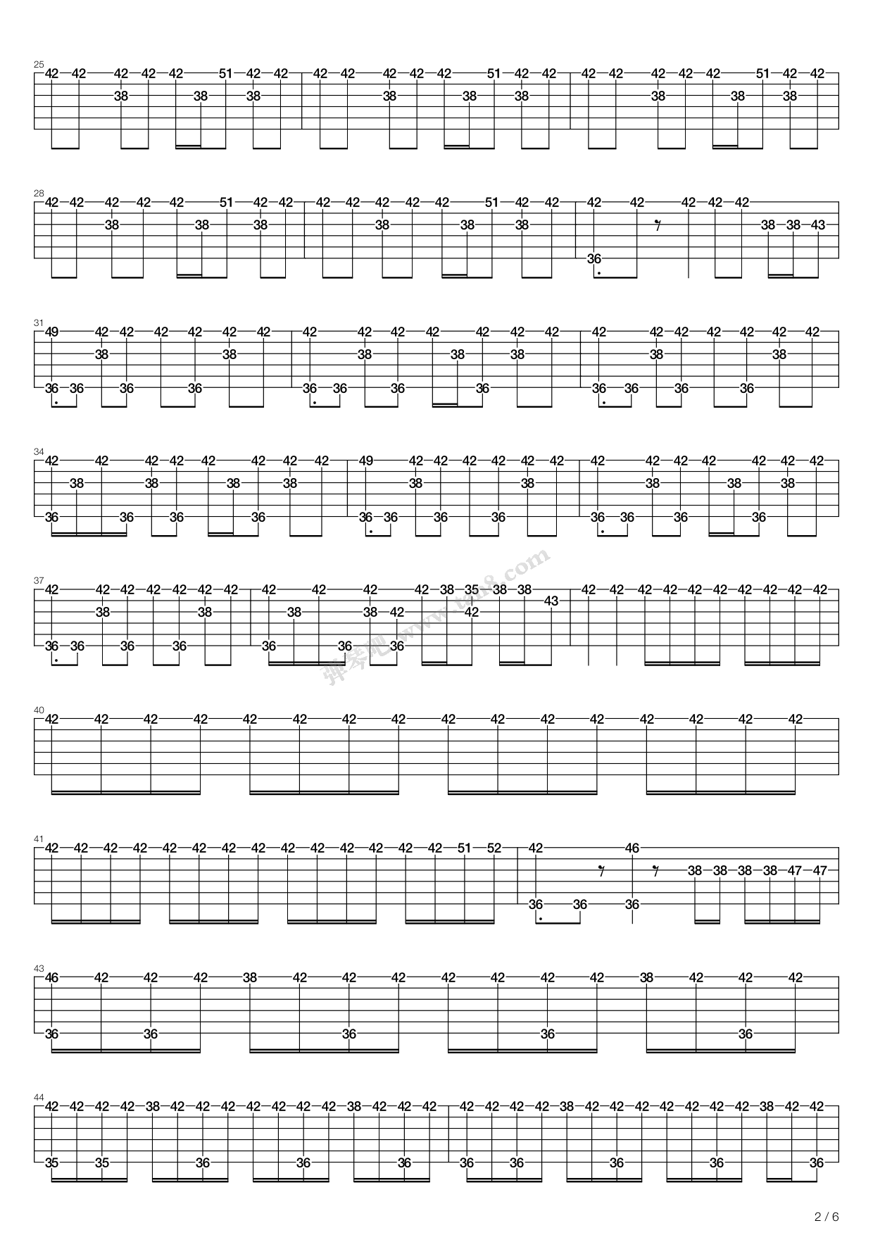 fly away 吉他谱-虫虫吉他谱免费下载