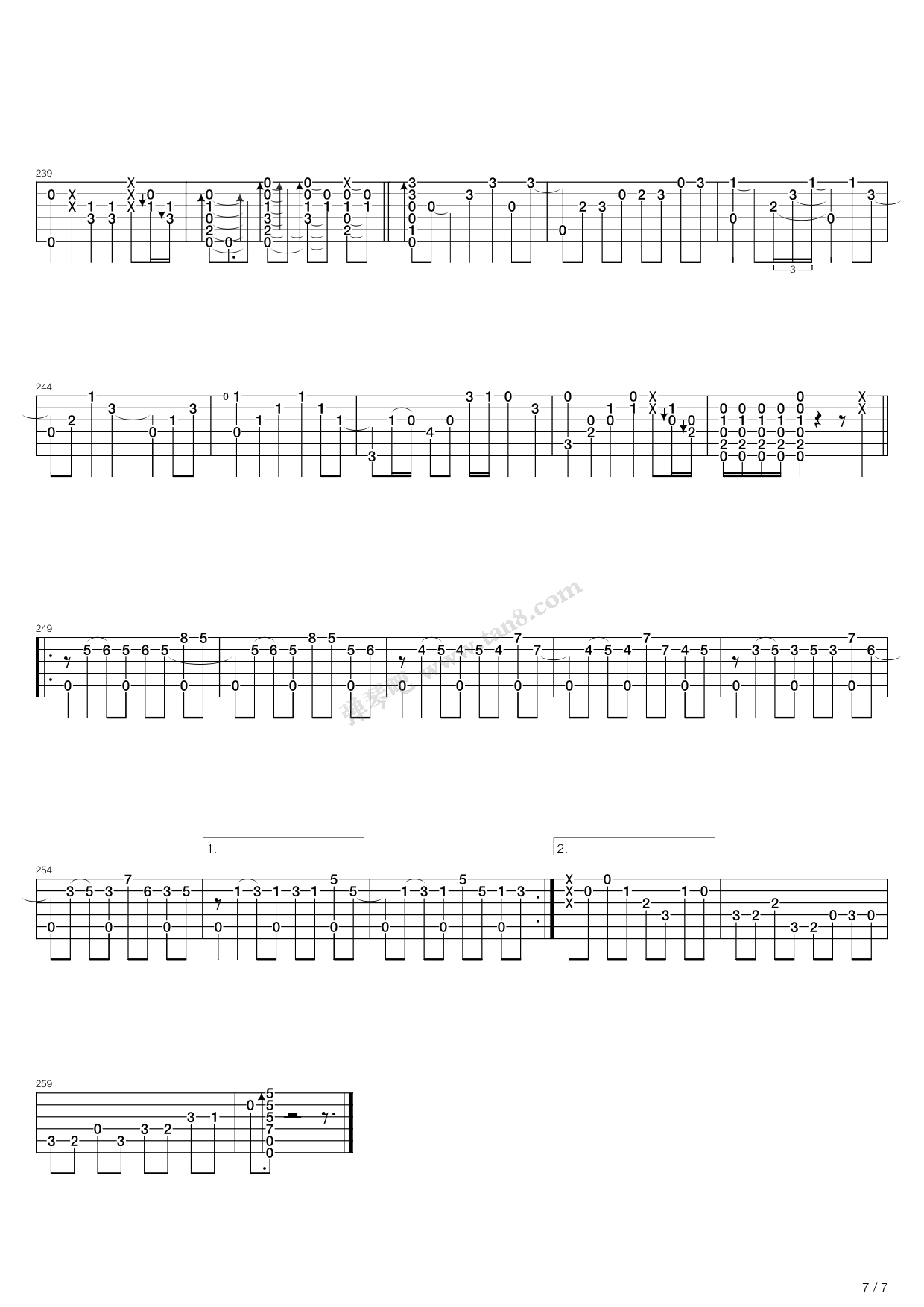 Libertango (arr. Celil Refik Kaya) sheet music for guitar solo