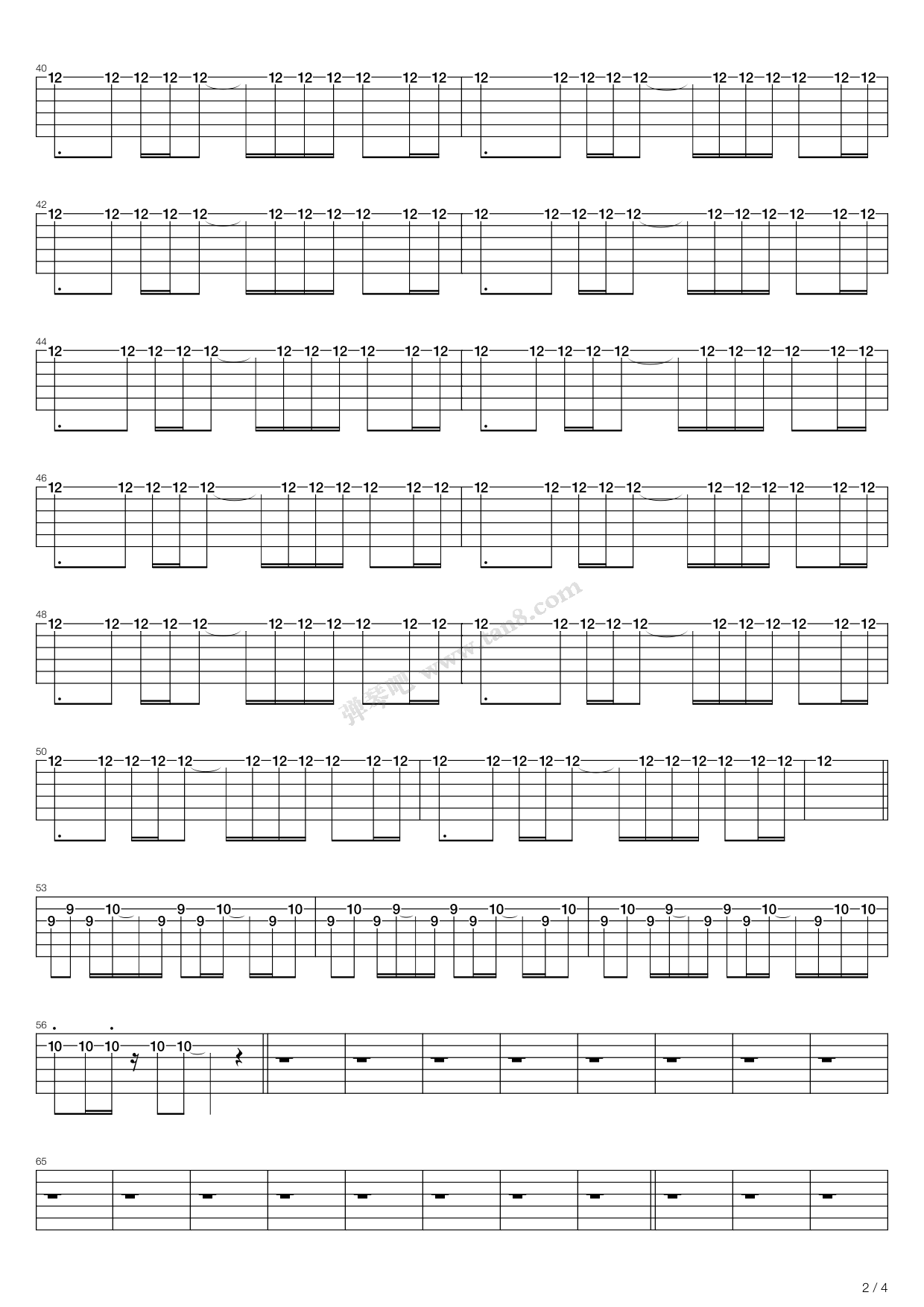 start 吉他谱-虫虫吉他谱免费下载