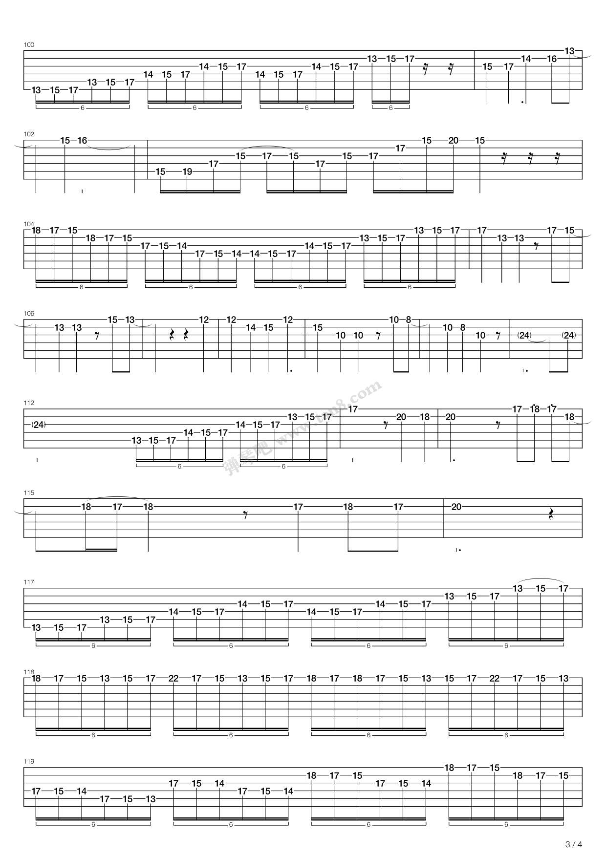 《isabella》,ozielzinho(六线谱 吉他谱吉他谱 第10页