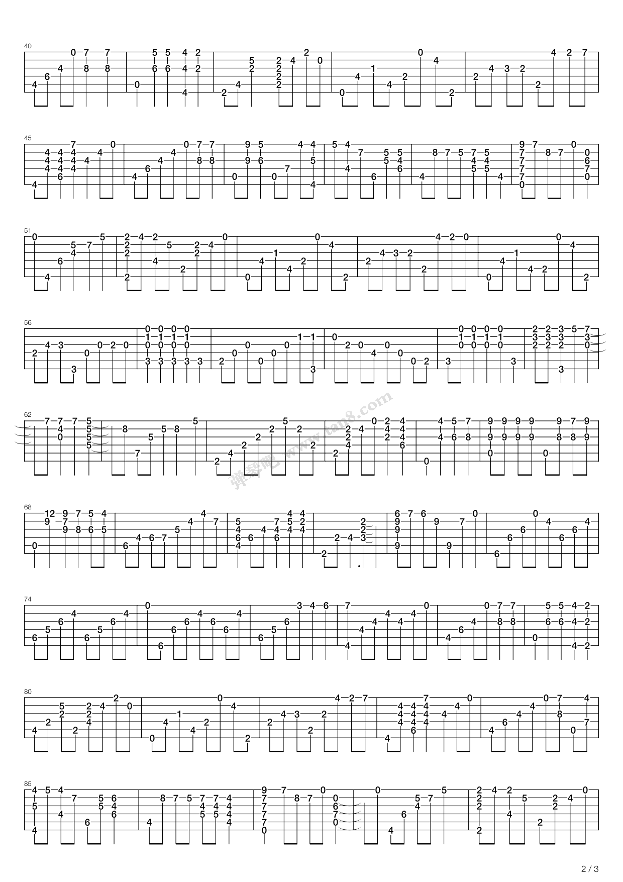 《drivetime》,tommy emmanuel(六线谱 吉他谱吉他谱 第2页