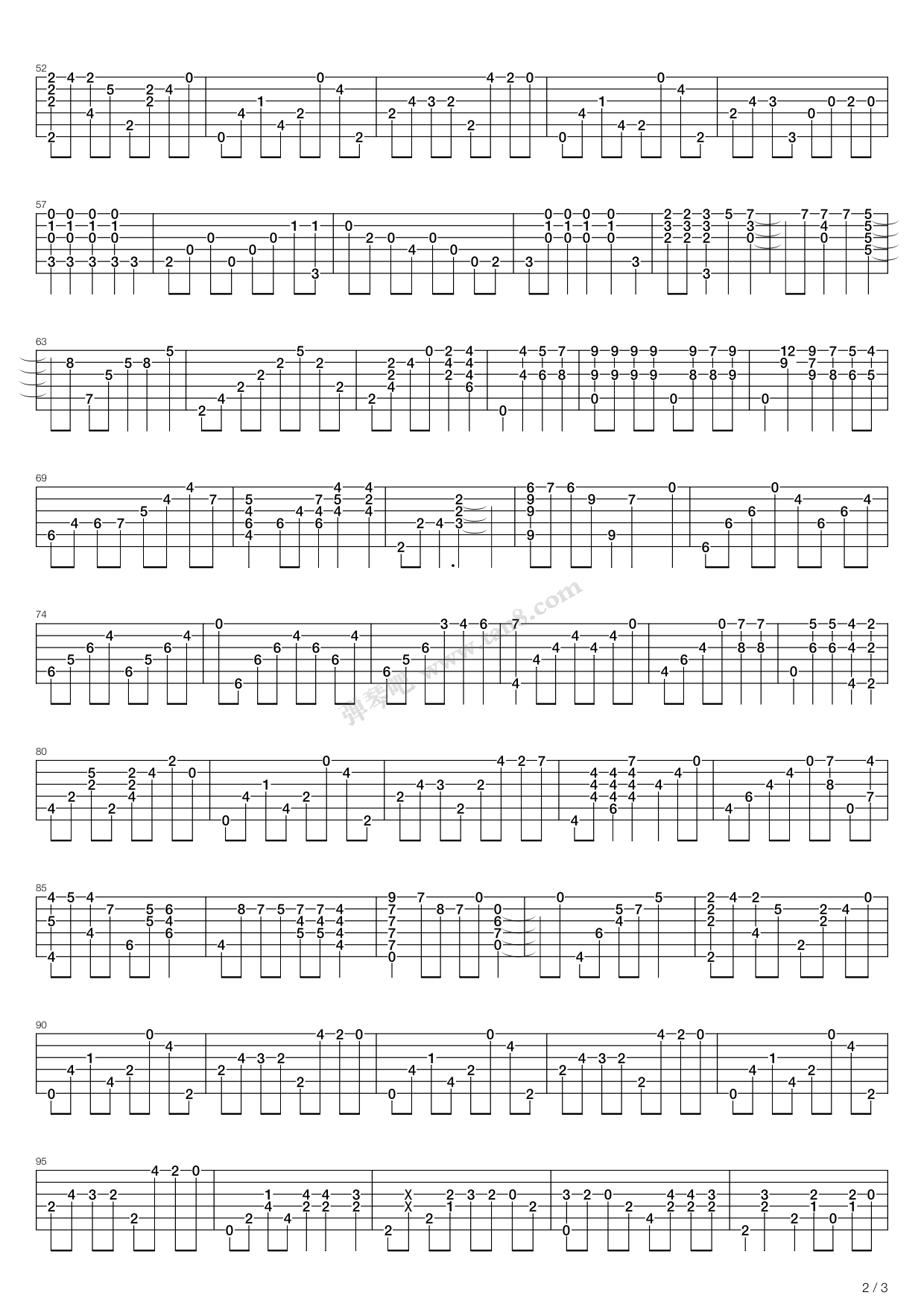 《drivetime》,tommy emmanuel(六线谱 吉他谱吉他谱 第8页