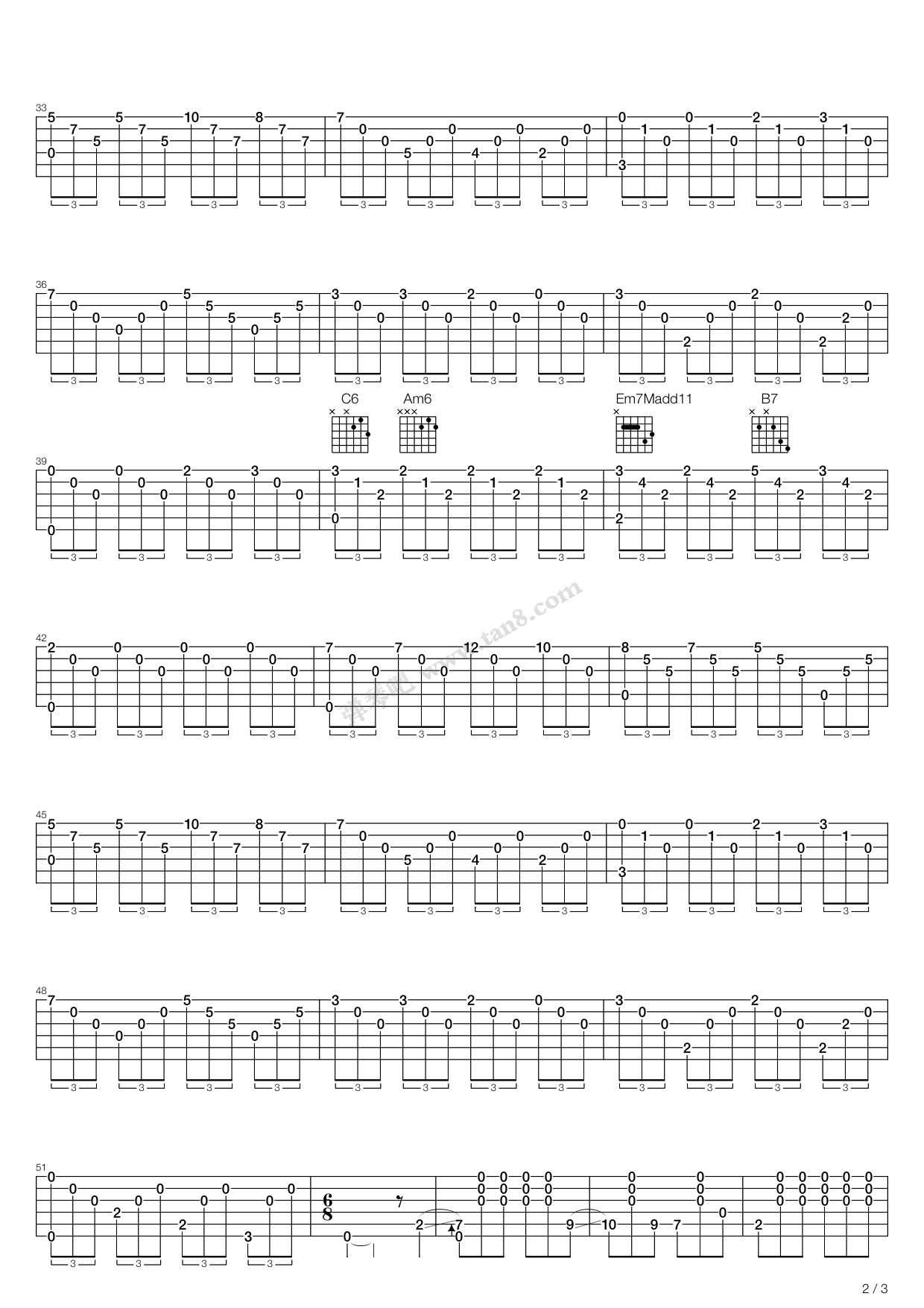 小罗曼史 吉他谱-虫虫吉他谱免费下载