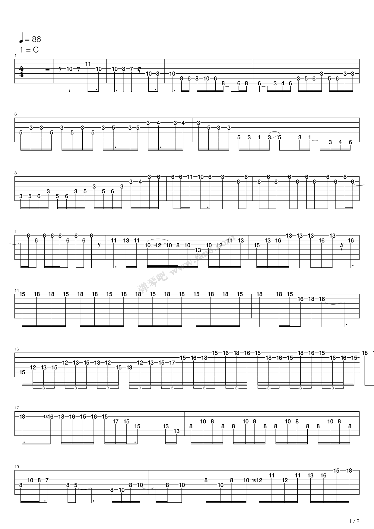 梦,红楼 吉他谱-虫虫吉他谱免费下载