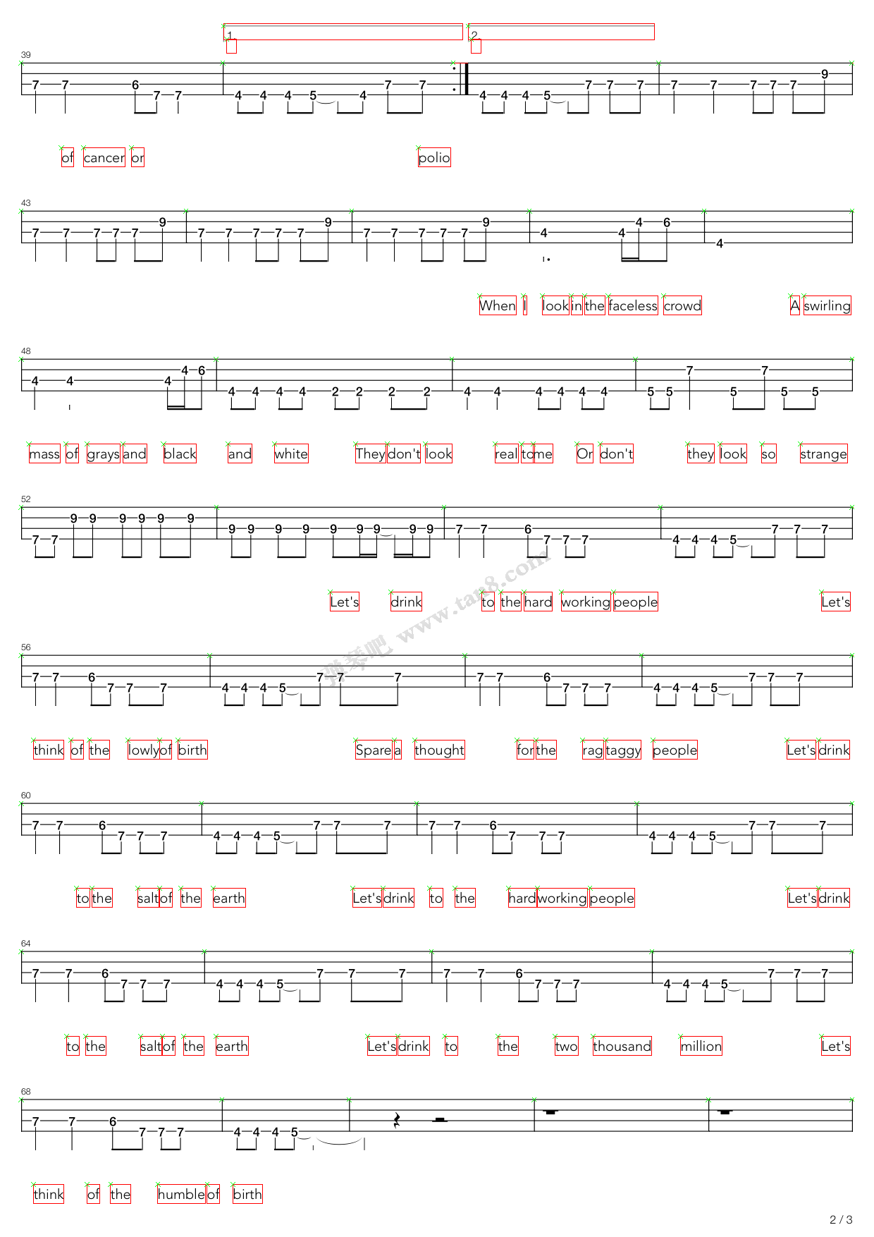 salt of the earth 吉他谱-虫虫吉他谱免费下载