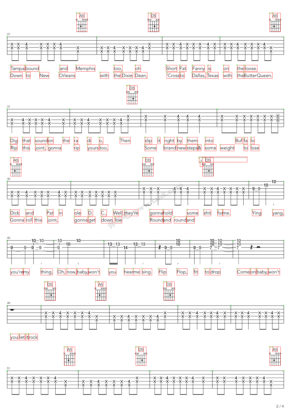 rip this joint 吉他谱-虫虫吉他谱免费下载