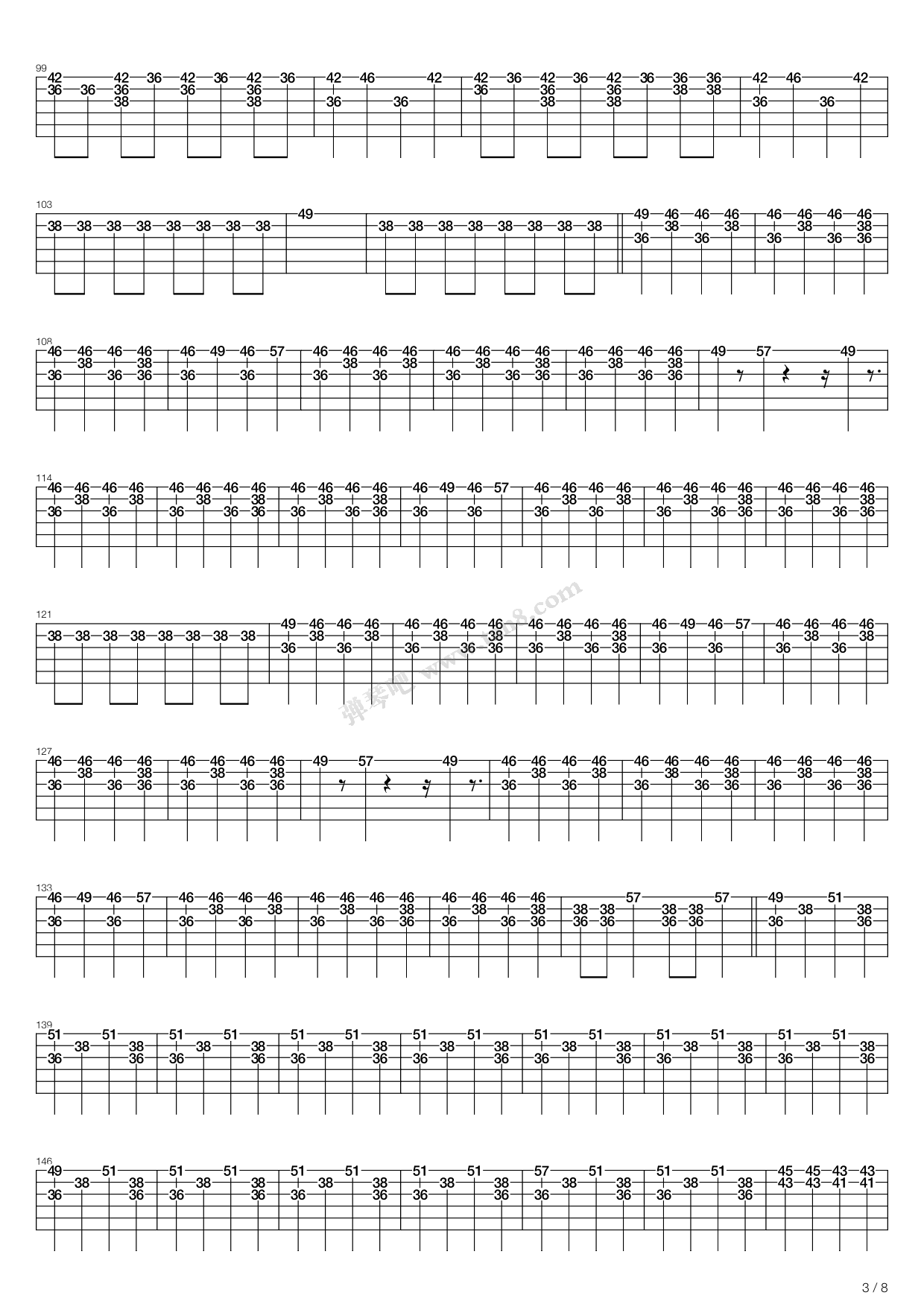 骑士 吉他谱-虫虫吉他谱免费下载