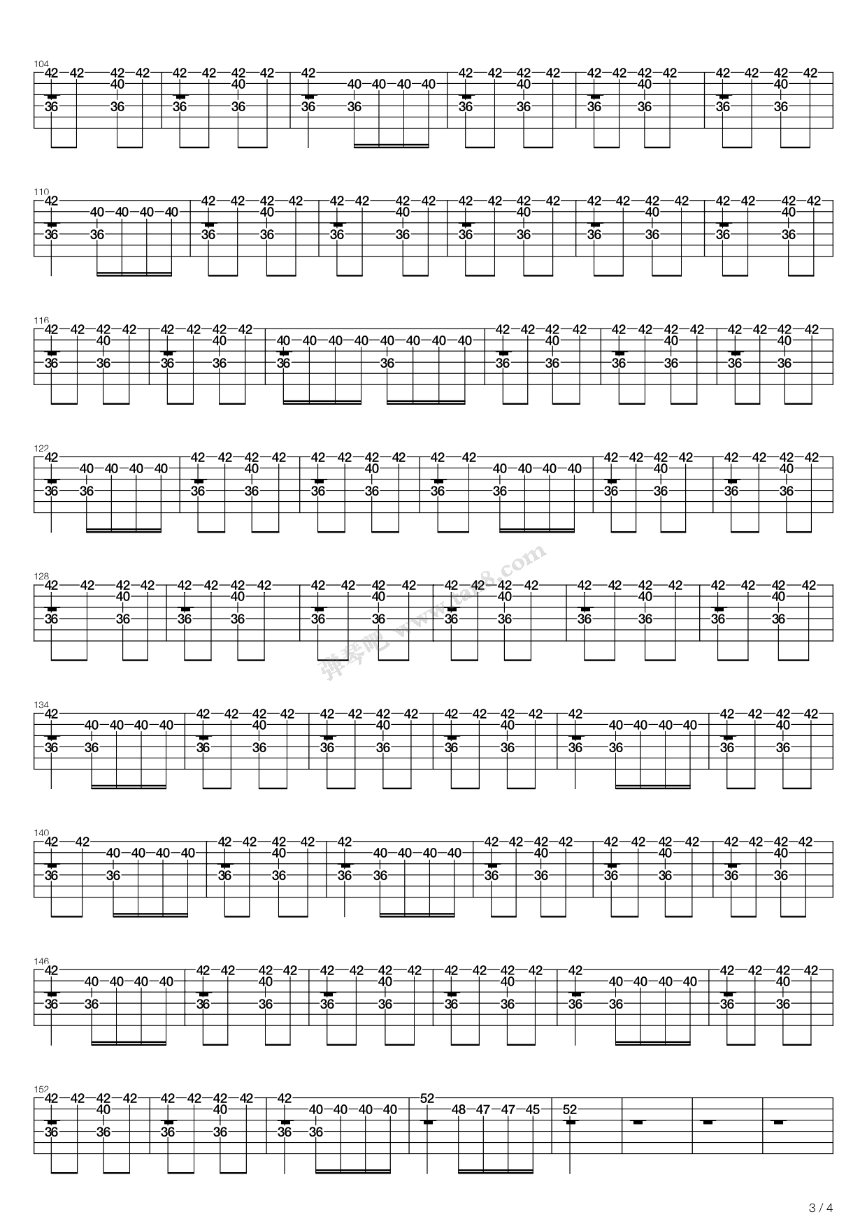 打虎上山 吉他谱-虫虫吉他谱免费下载